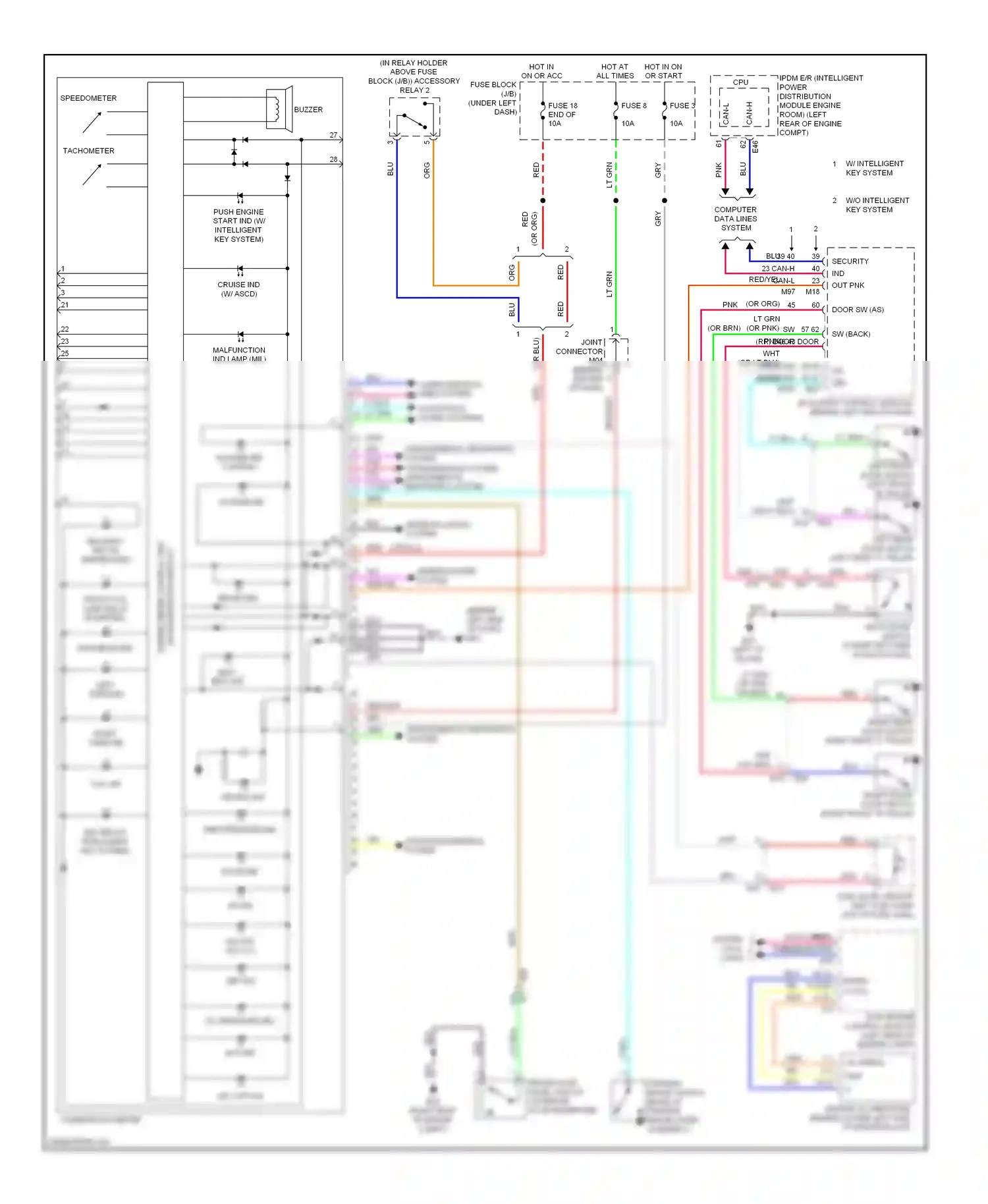 Nissan Note E12 (2012-2016) ecm (engine control module) wiring diagram  (1 of 1)