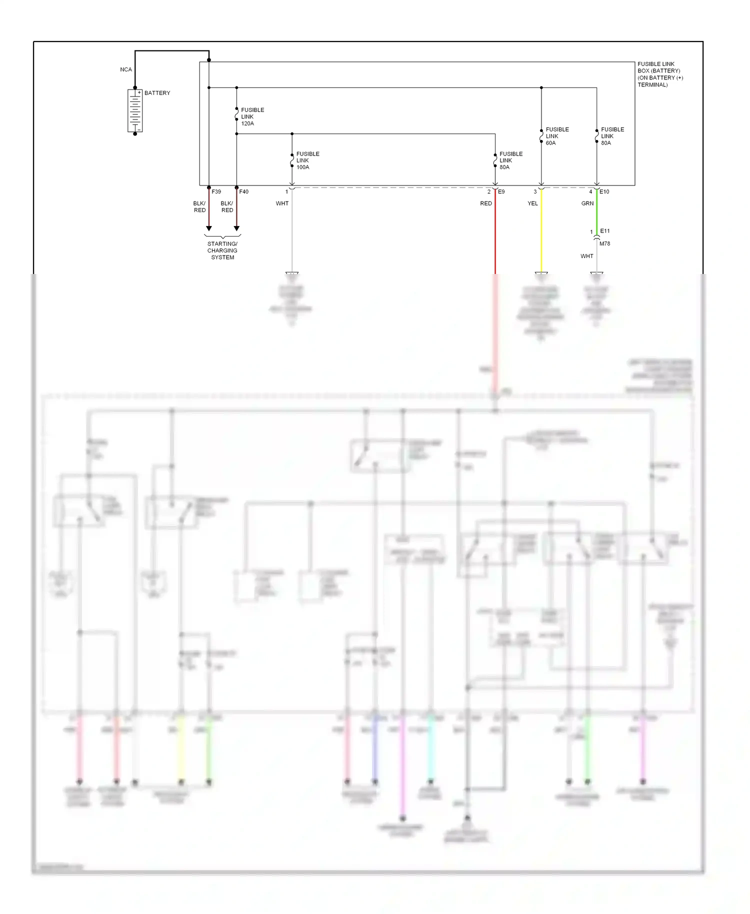 Nissan Note E12 (2012-2016) fuse wiring diagram  (7 of 13)