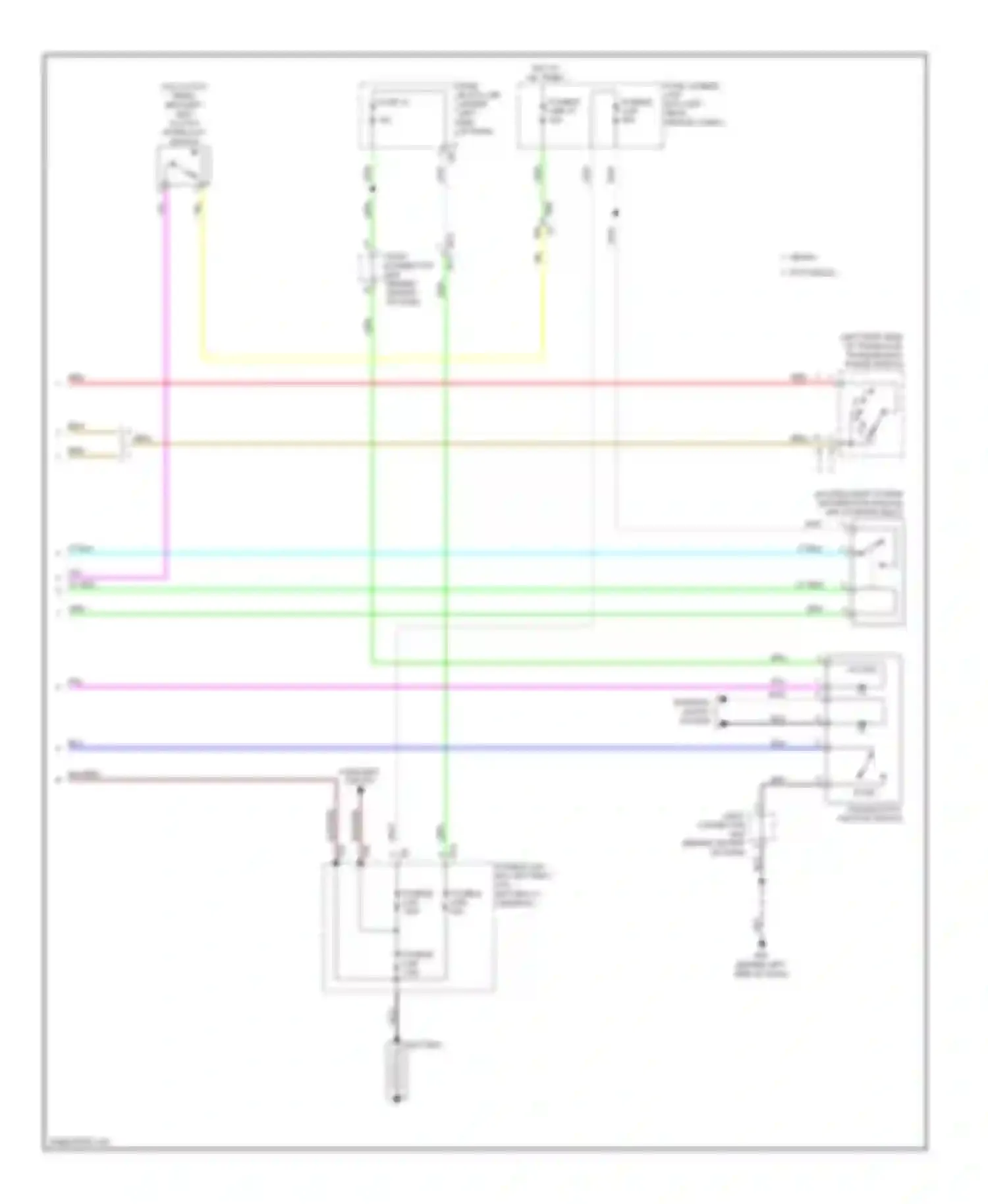 Wiring diagram fusible link h for Nissan Note E12 (2012-2016) (1 of 2)
