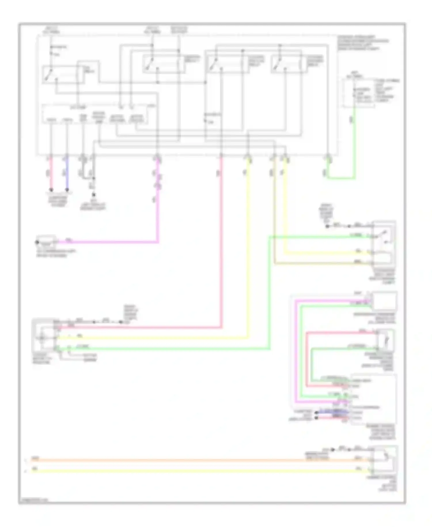 Wiring diagram grn for Nissan Note E12 (2012-2016) (10 of 65)