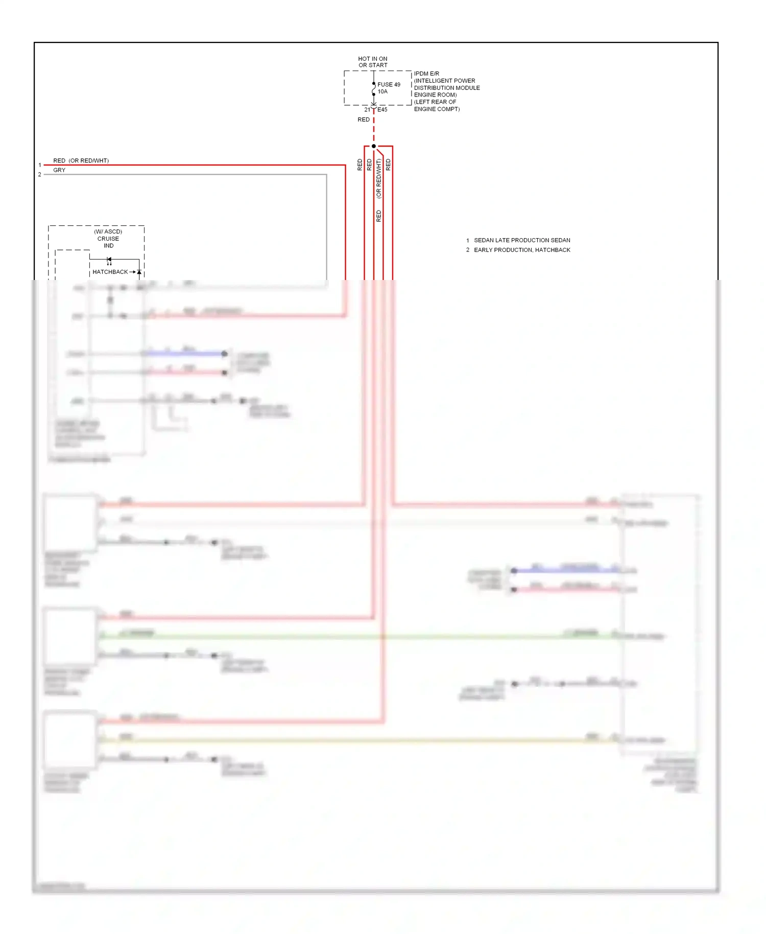 Nissan Note E12 (2012-2016) hatchback wiring diagram  (1 of 7)