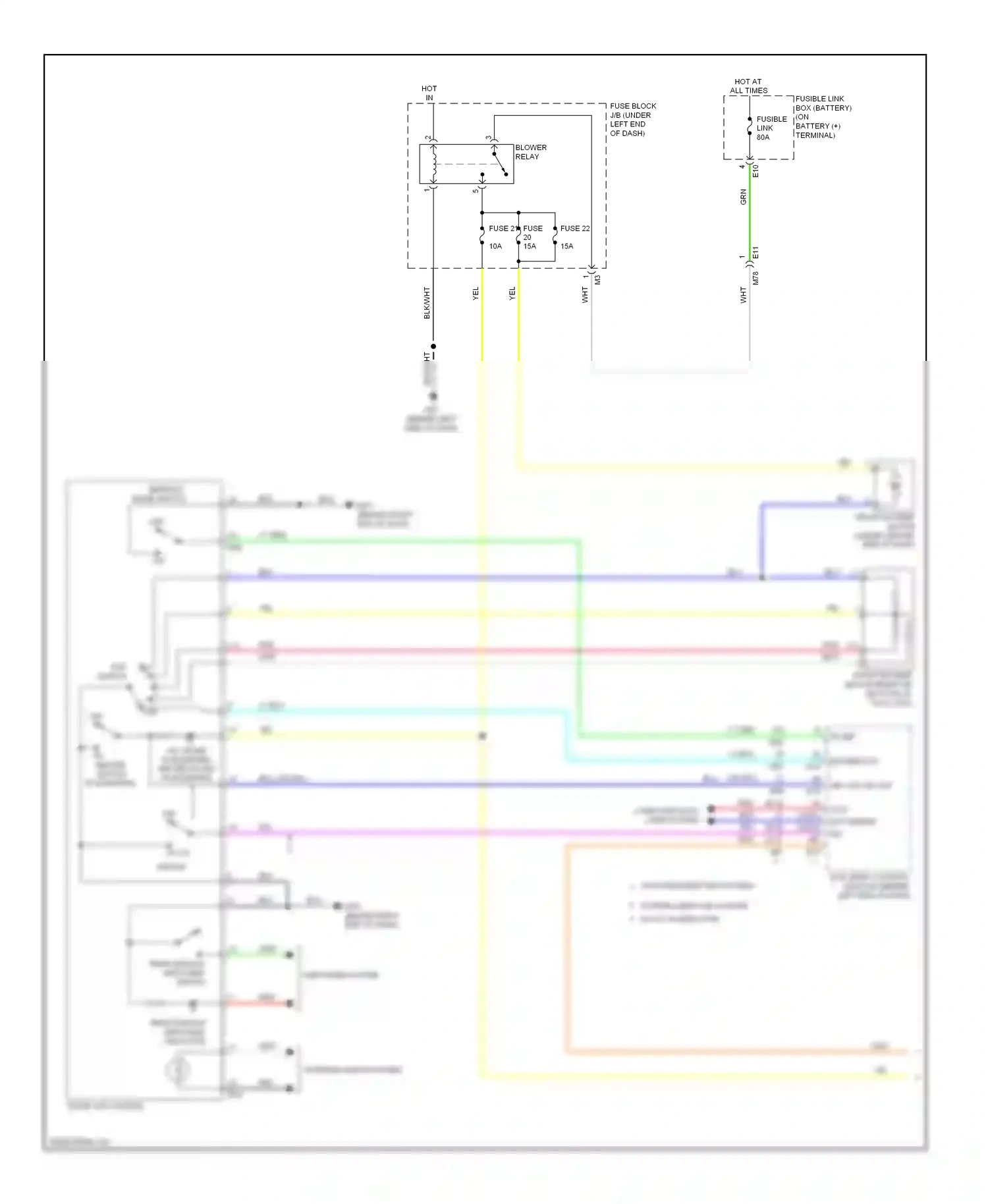 Nissan Note E12 (2012-2016) off wiring diagram  (1 of 4)