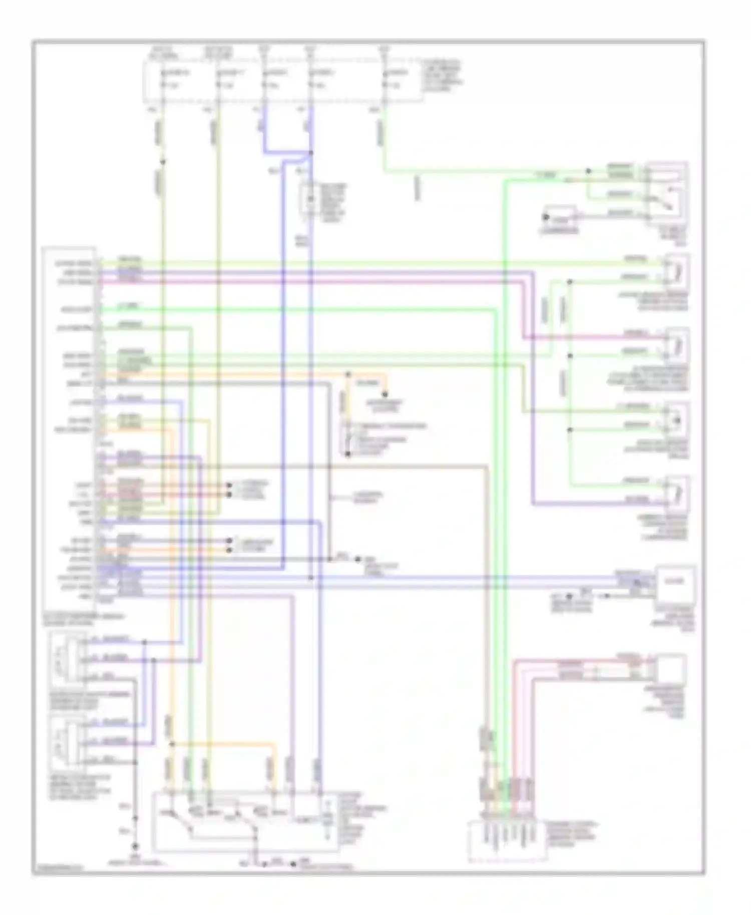 Pathfinder Nissan II (1995-2004): Automatic a/c circuit, without navigation