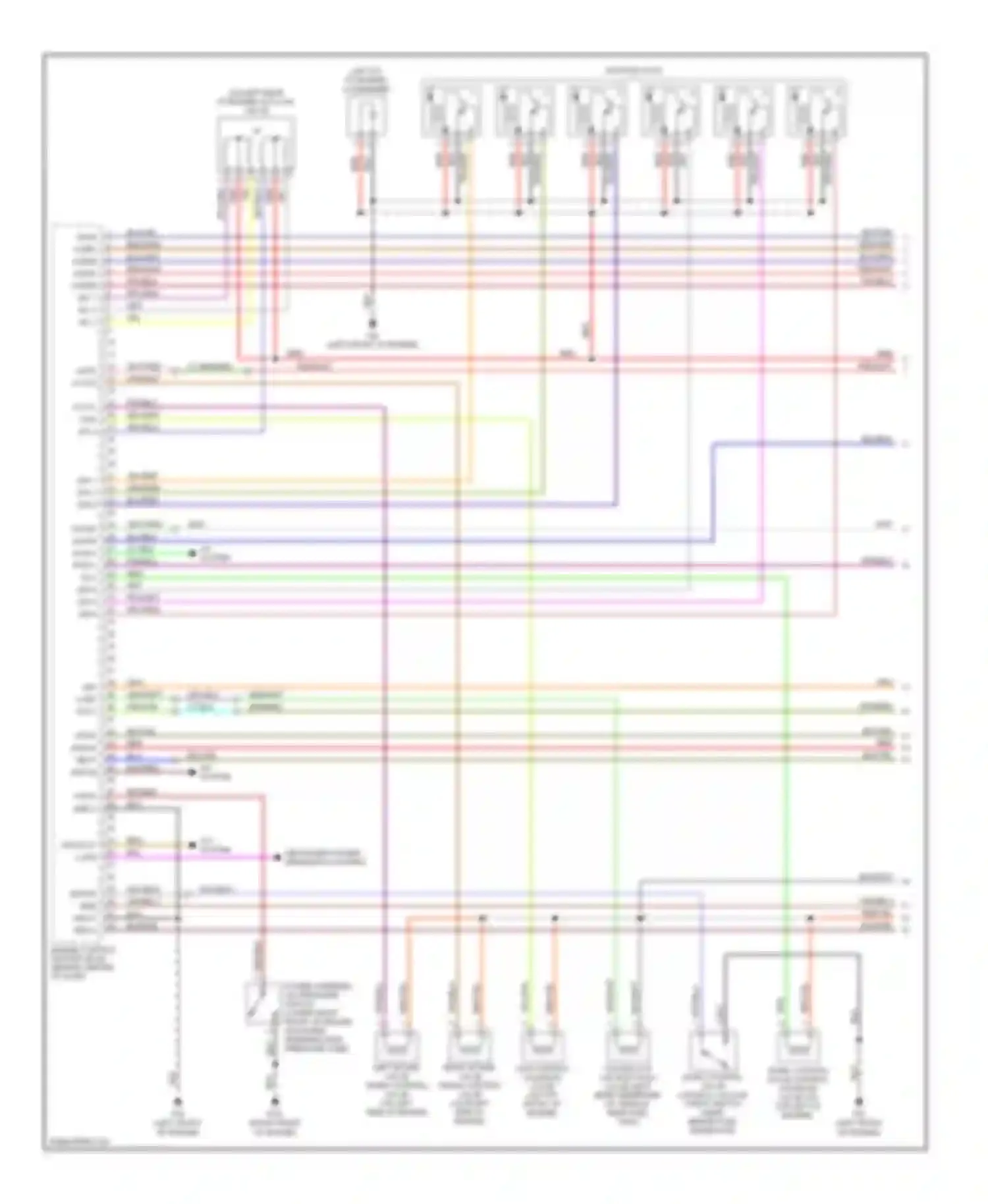 Pathfinder Nissan II (1995-2004): Wiring diagram engine performance 3.5ls (1 of 4)