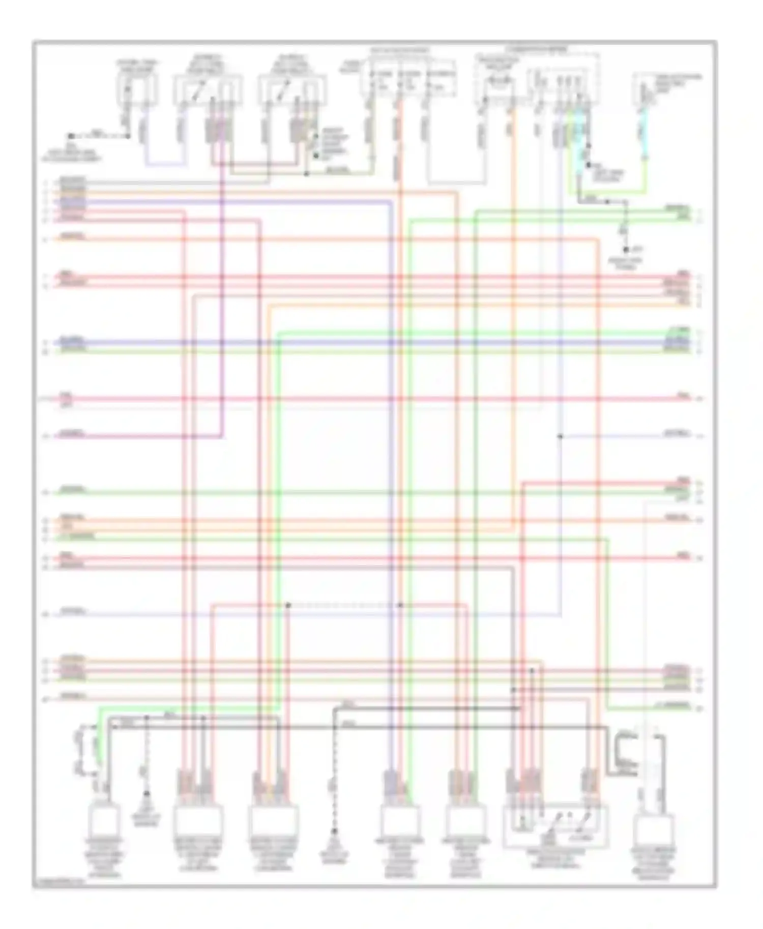 Pathfinder Nissan II (1995-2004): Wiring diagram engine performance 3.5ls (3 of 4)