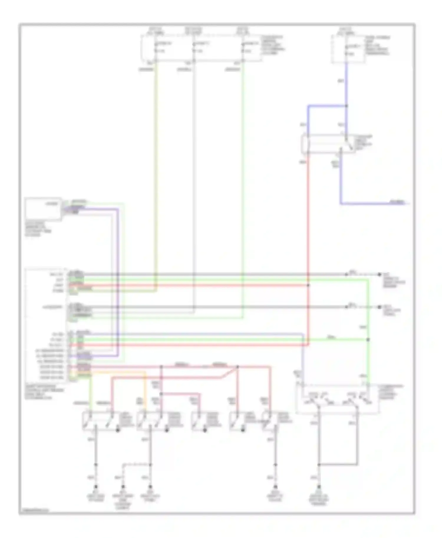 Pathfinder Nissan II (1995-2004): Instrument illumination circuit (1 of 2)