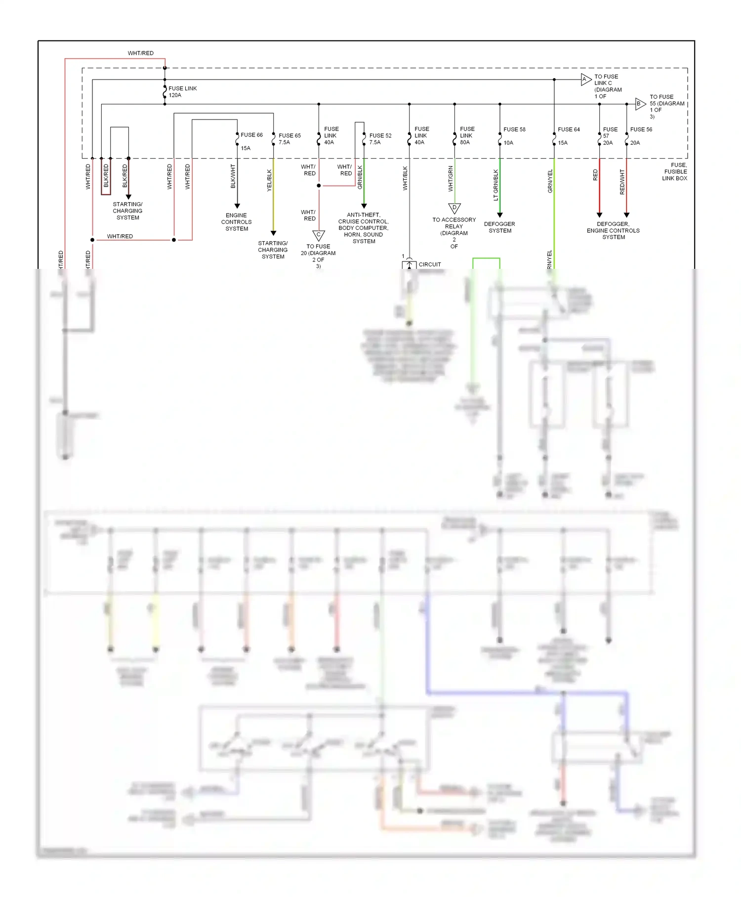 Wiring diagram blu for Nissan Pathfinder II (1995-2004) (23 of 35)