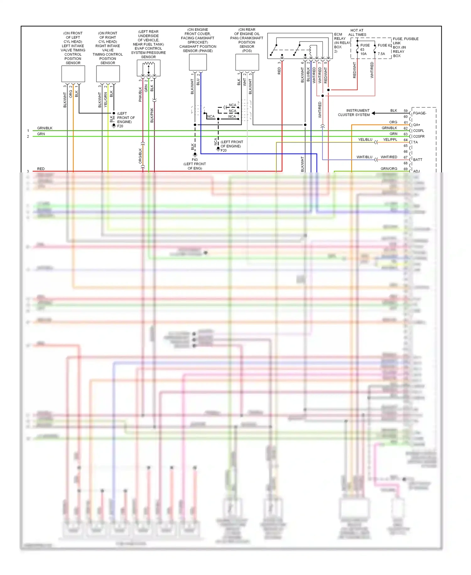 Wiring diagram blu for Nissan Pathfinder II (1995-2004) (20 of 35)