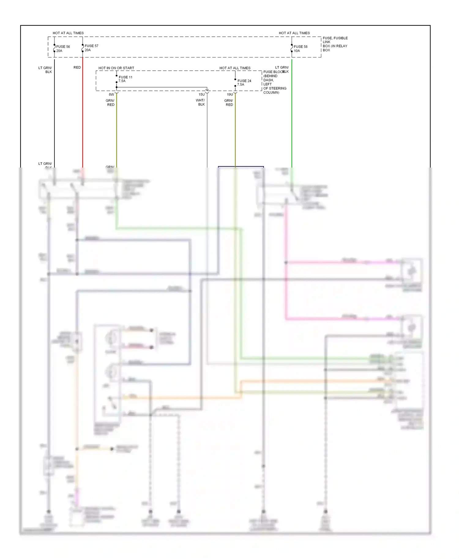 Wiring diagram ind lp for Nissan Pathfinder II (1995-2004) (1 of 1)