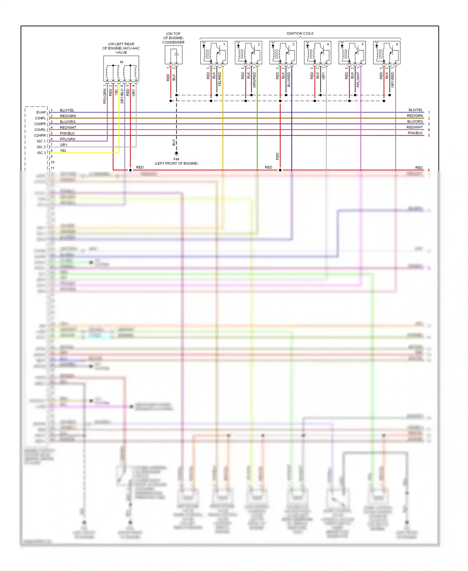 Wiring diagram led cvbv cdcv for Nissan Pathfinder II (1995-2004) (1 of 1)