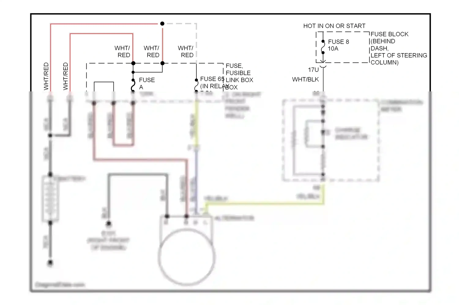 Wiring diagram nca for Nissan Pathfinder II (1995-2004) (14 of 19)