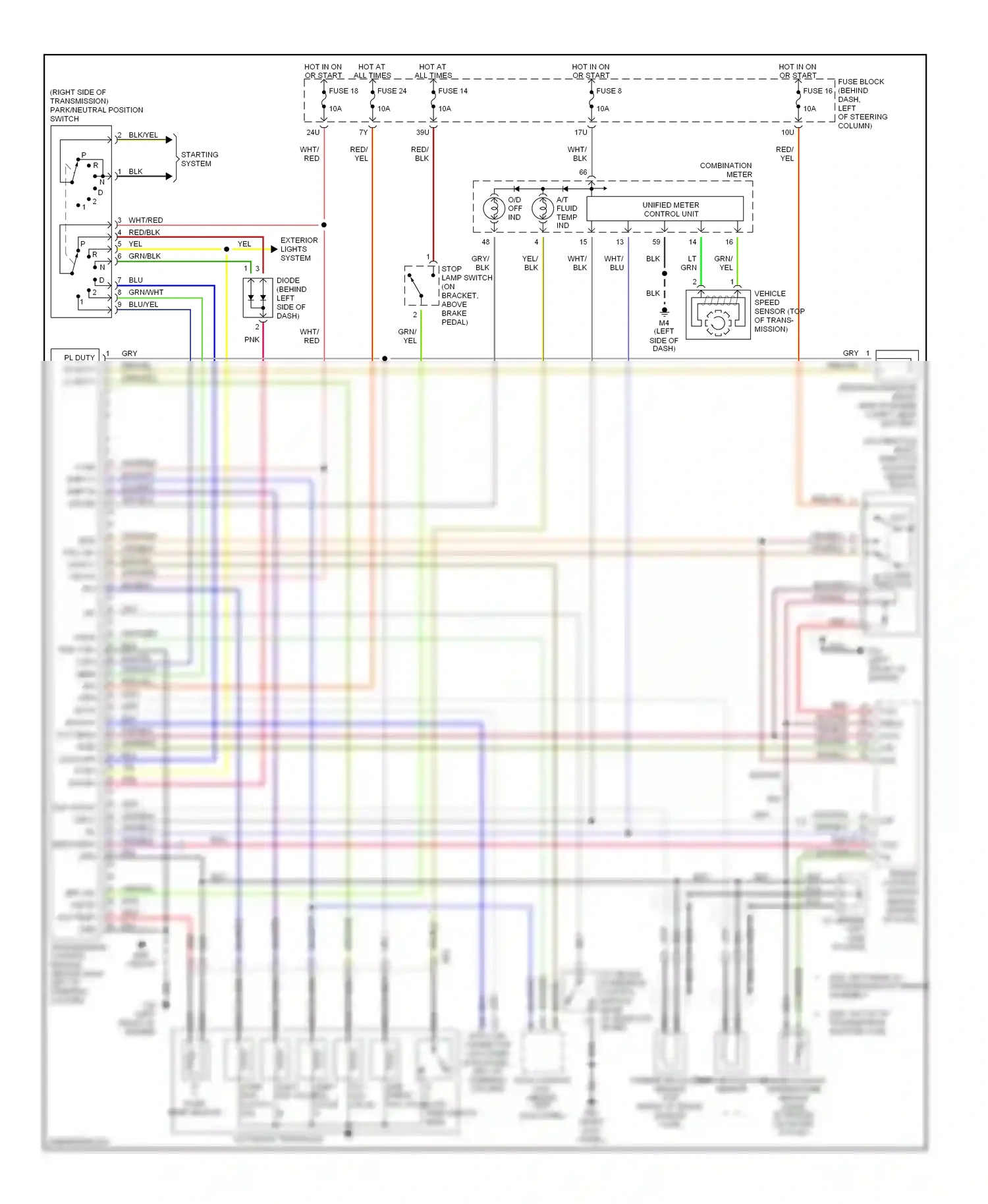 Wiring diagram nca for Nissan Pathfinder II (1995-2004) (13 of 19)