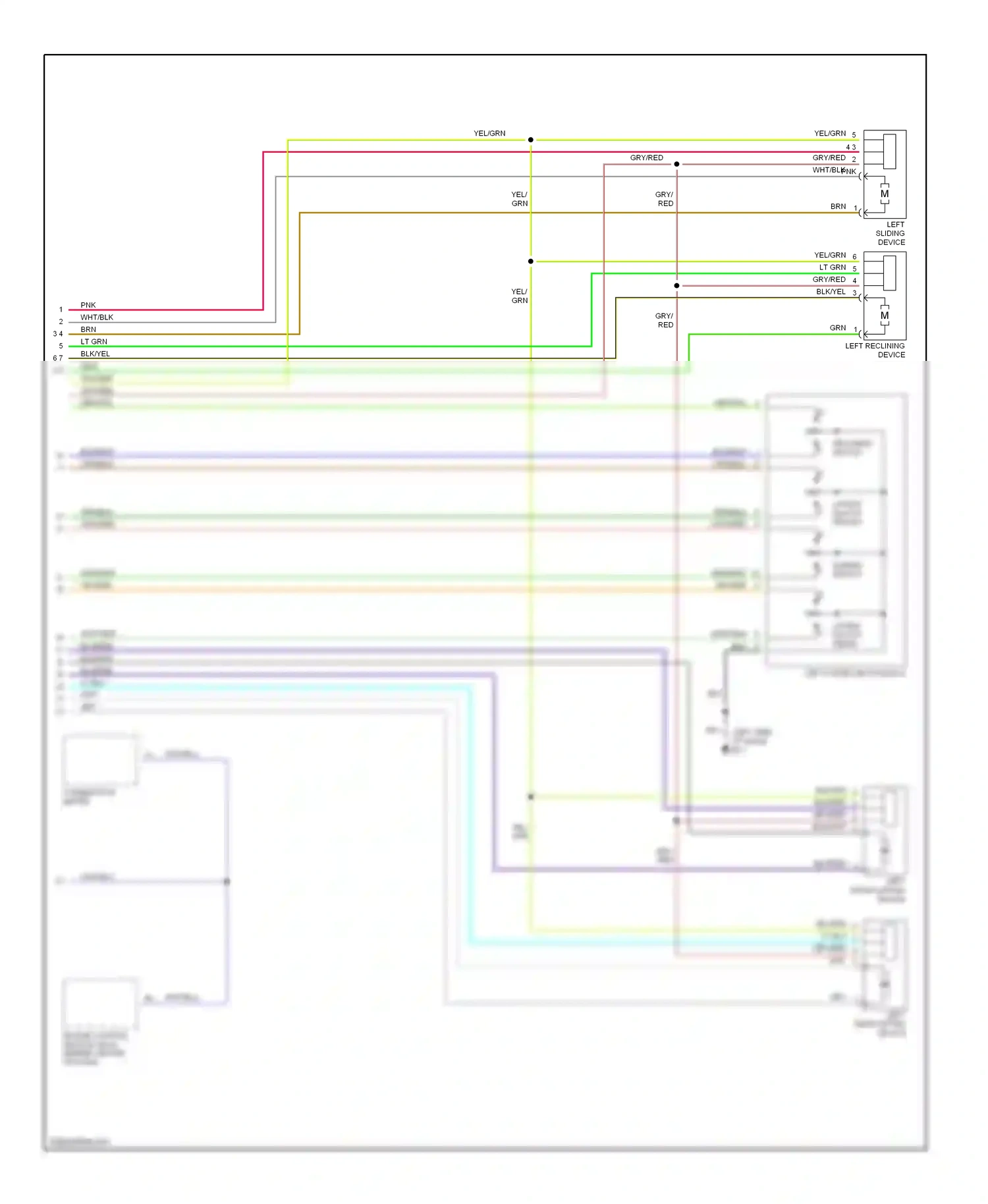 Wiring diagram red for Nissan Pathfinder II (1995-2004) (25 of 43)