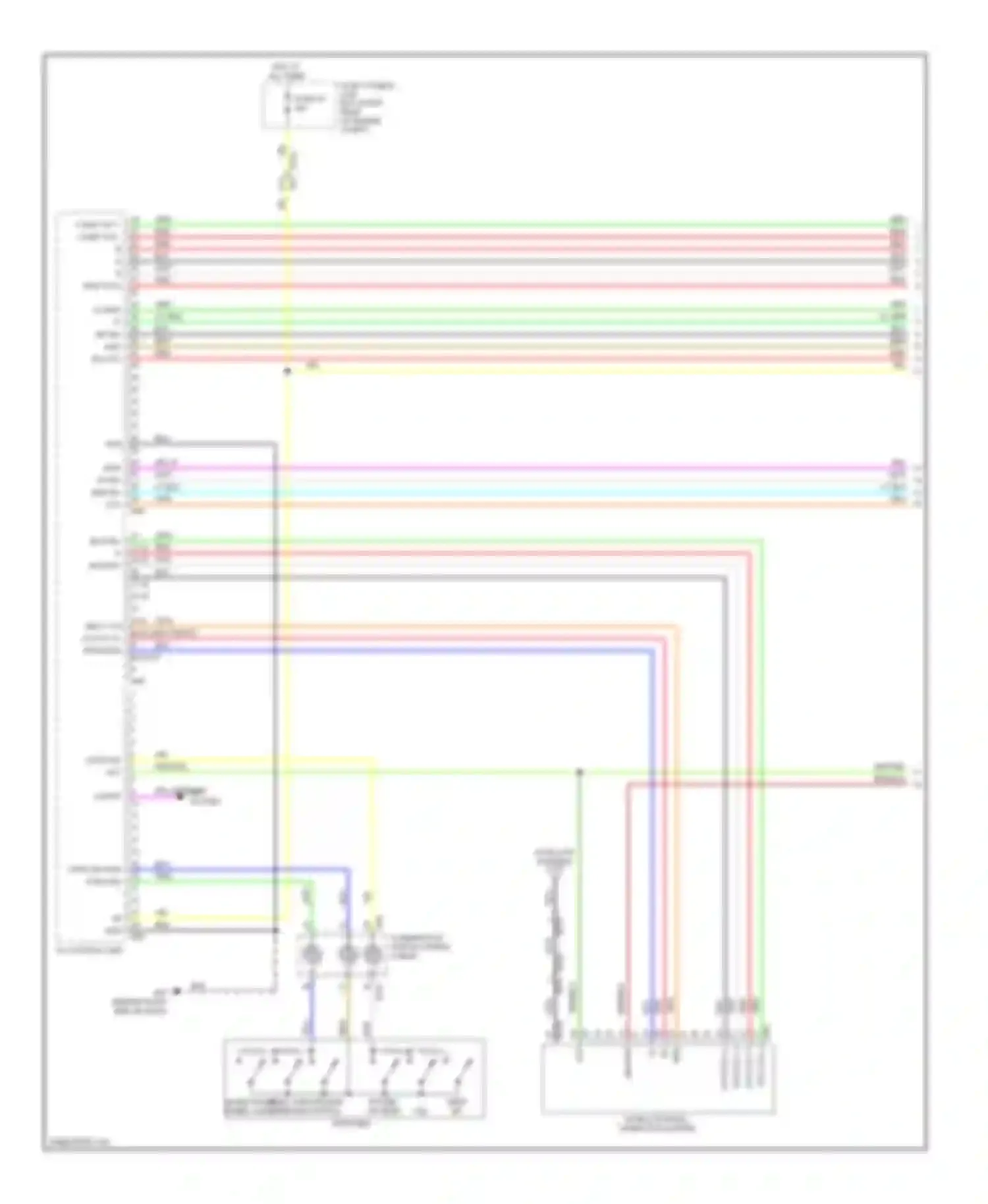 Pathfinder Nissan III facelift (2010-2014): Bose radio circuit, without navigation (1 of 4)