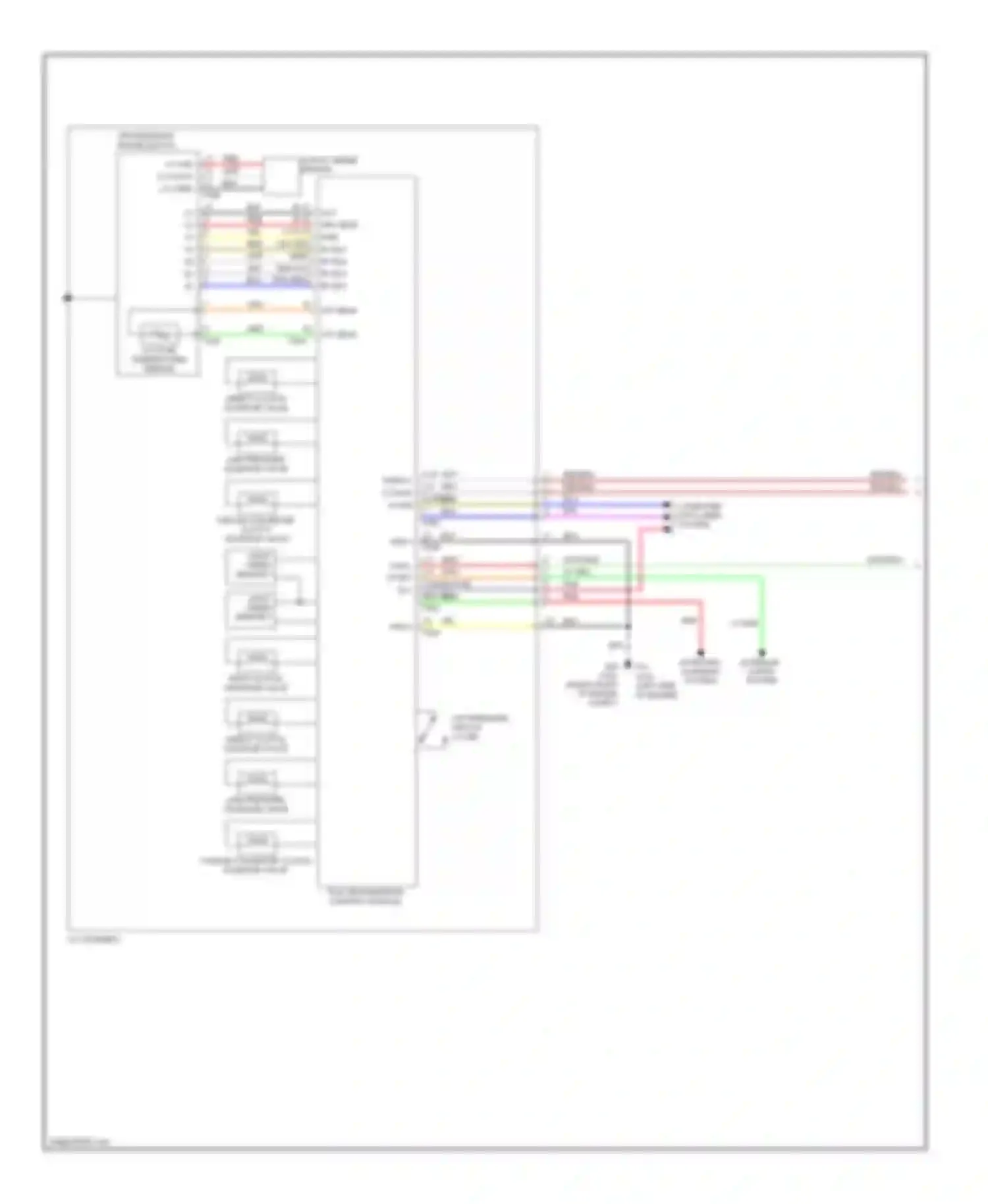 Wiring diagram a/t fluid temperature sensor for Nissan Pathfinder III facelift (2010-2014) (1 of 1)