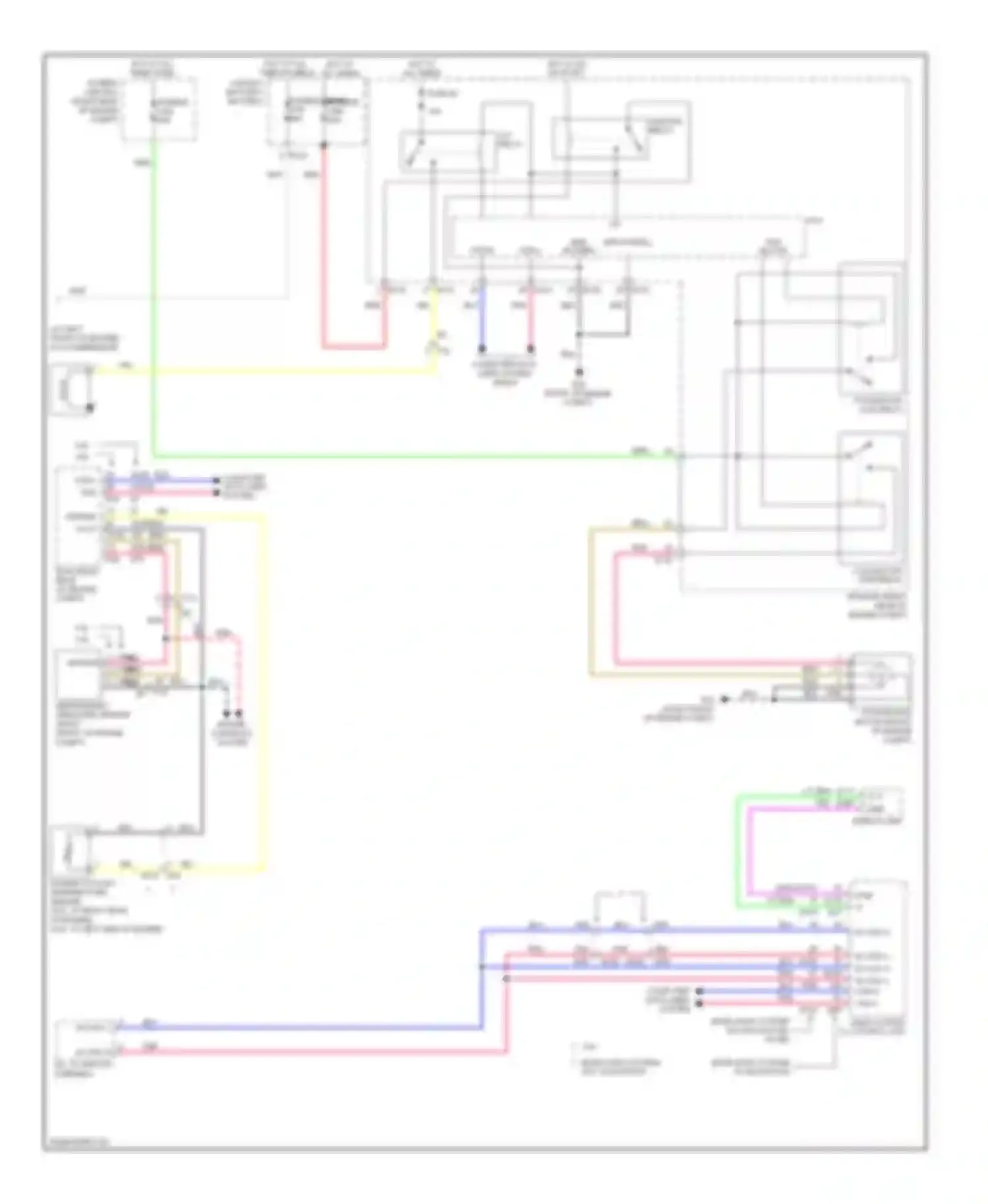 Wiring diagram blk for Nissan Pathfinder III facelift (2010-2014) (7 of 88)
