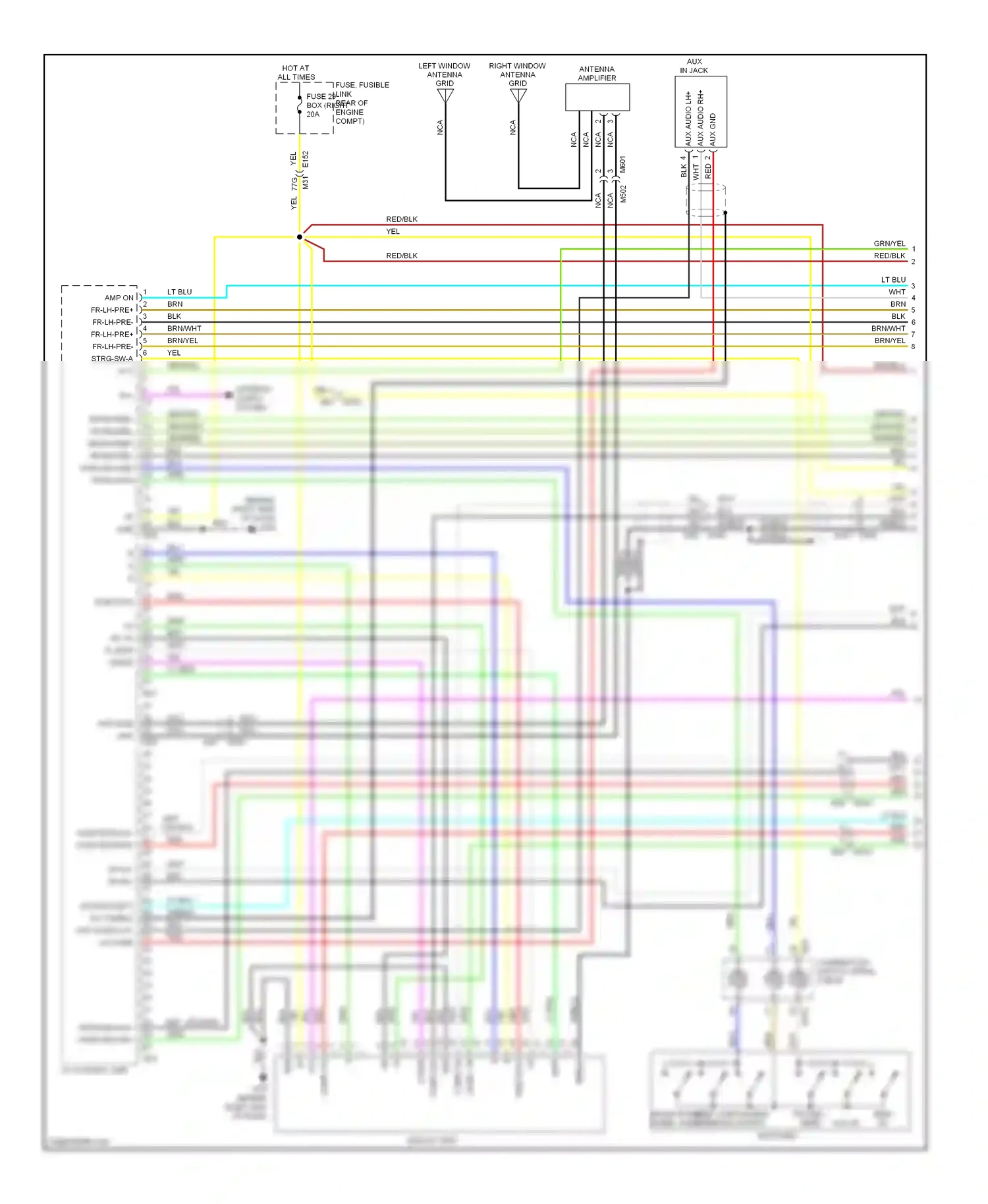 Wiring diagram blu for Nissan Pathfinder III facelift (2010-2014) (40 of 79)
