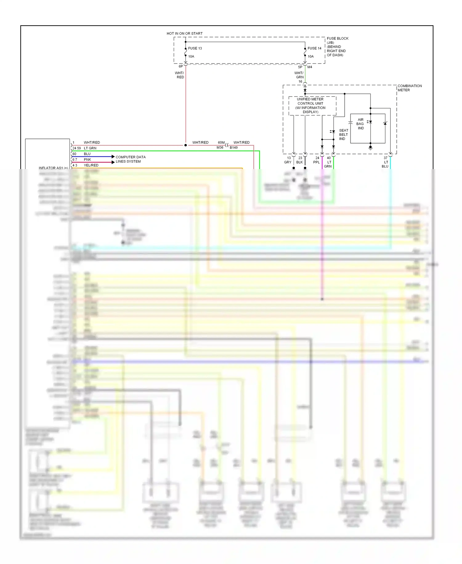 Wiring diagram blu for Nissan Pathfinder III facelift (2010-2014) (69 of 79)