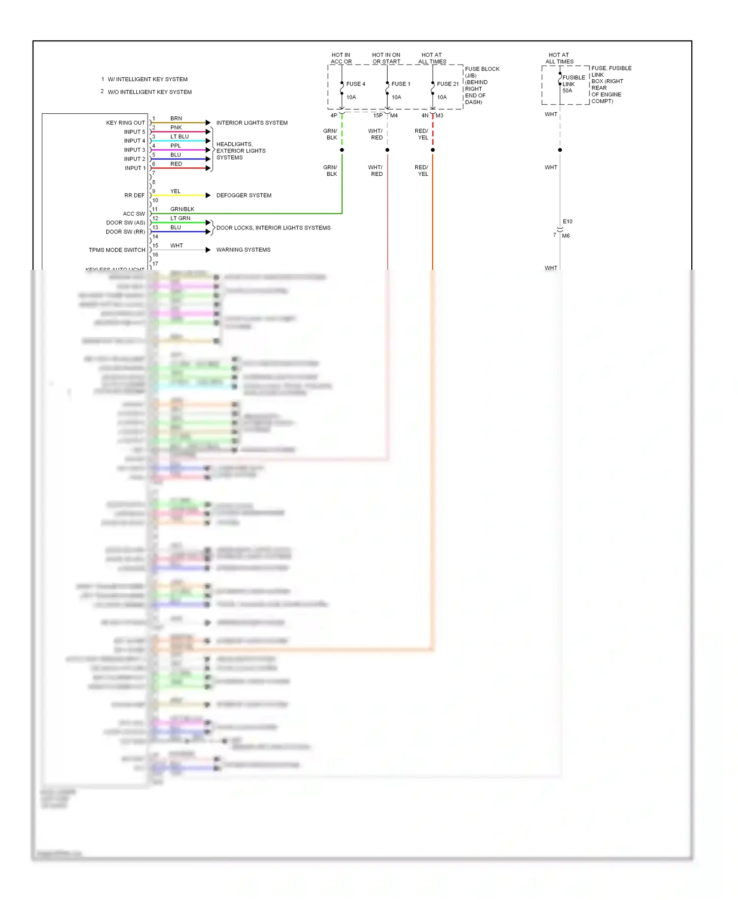 Wiring diagram blu for Nissan Pathfinder III facelift (2010-2014) (11 of 79)