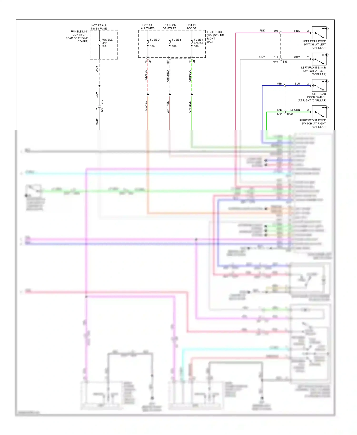 Wiring diagram blu for Nissan Pathfinder III facelift (2010-2014) (47 of 79)
