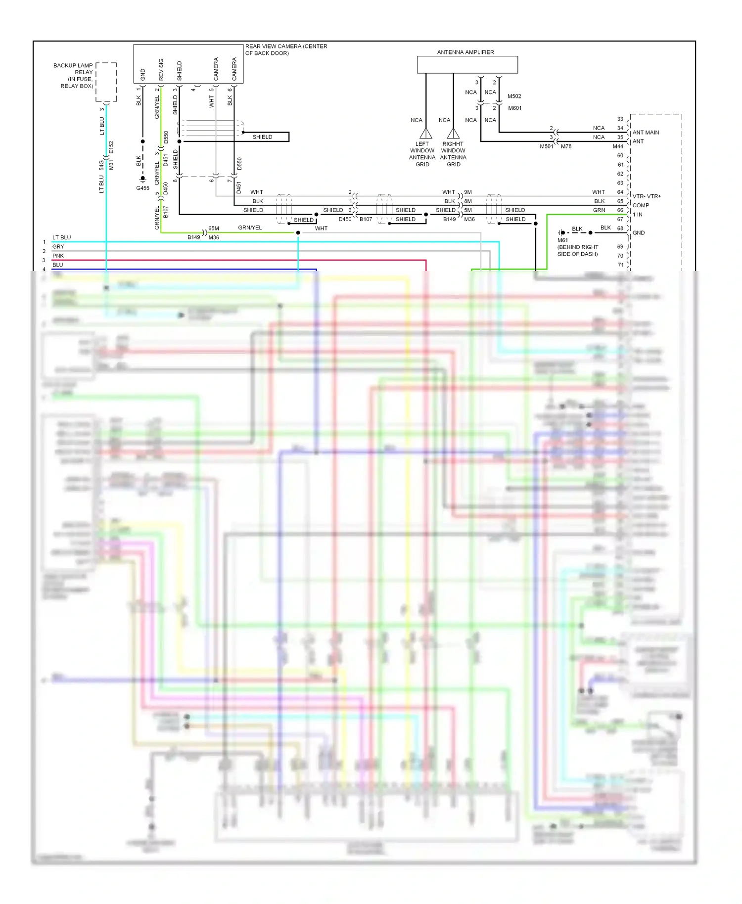 Wiring diagram blu for Nissan Pathfinder III facelift (2010-2014) (64 of 79)