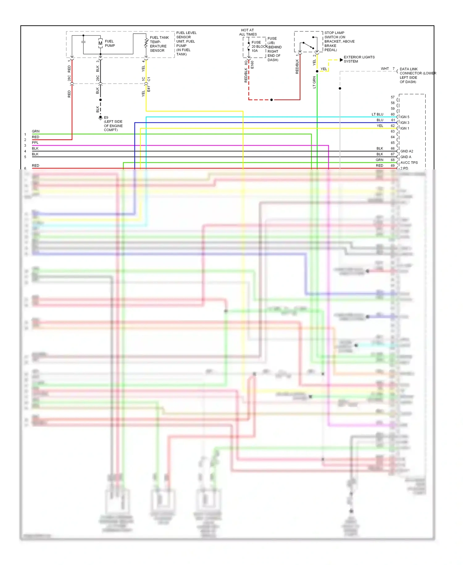 Wiring diagram blu for Nissan Pathfinder III facelift (2010-2014) (26 of 79)
