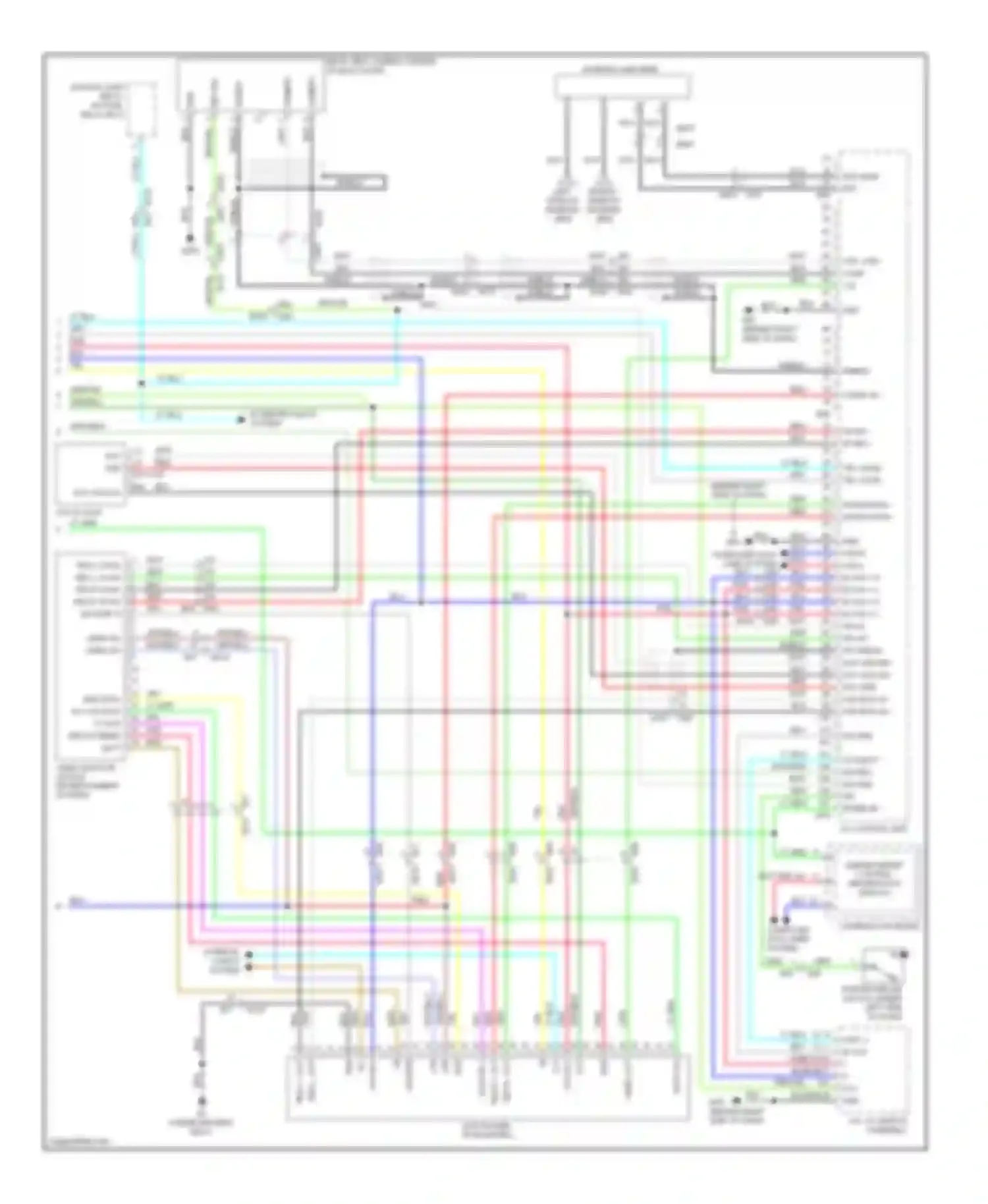 Wiring diagram cd eject ign rev sig pkb sig for Nissan Pathfinder III facelift (2010-2014) (1 of 2)