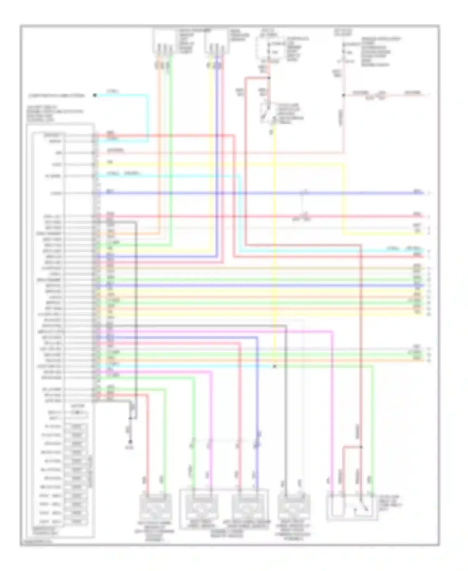 Wiring diagram hot in on or start for Nissan Pathfinder III facelift (2010-2014) (3 of 52)