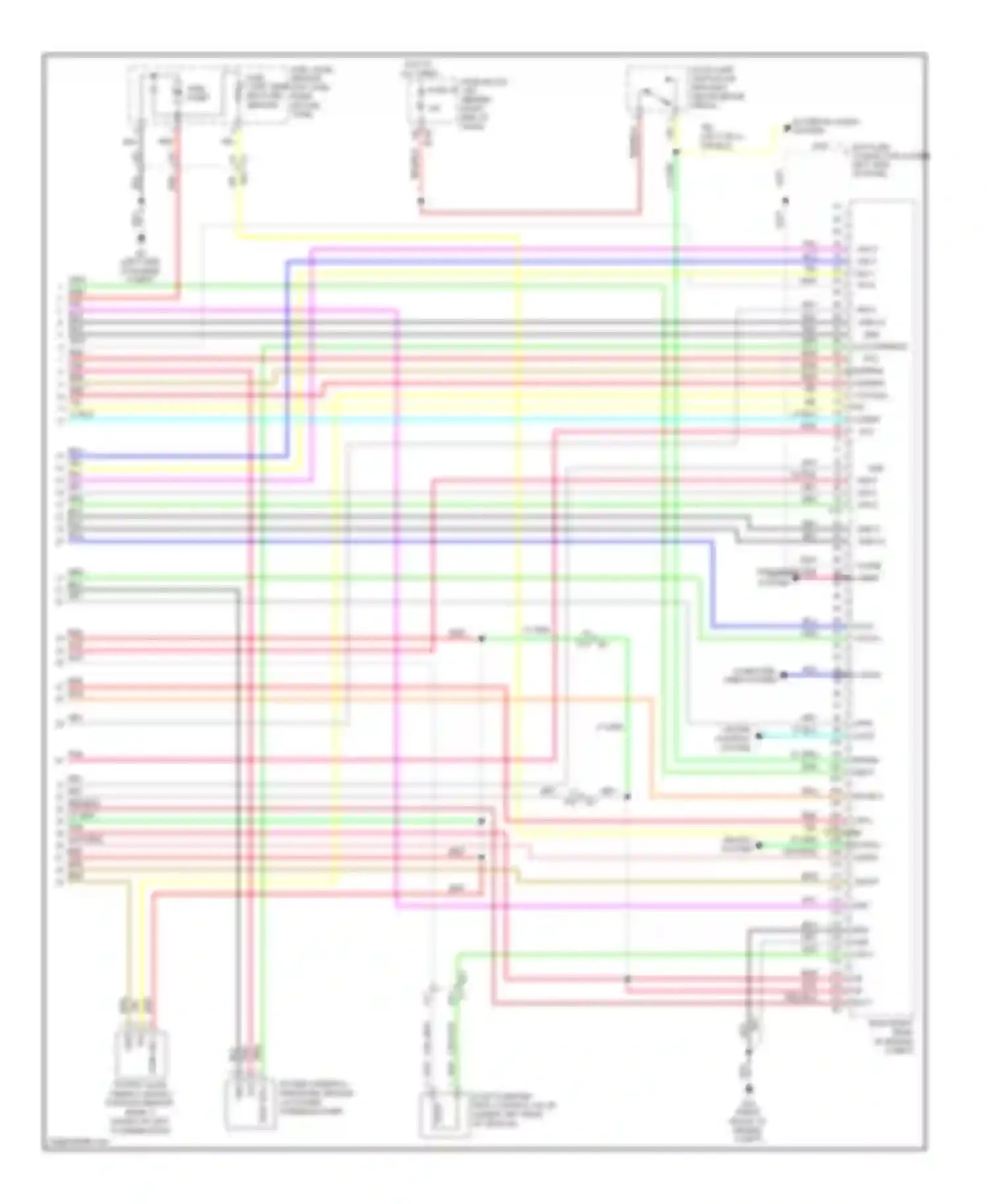 Wiring diagram k-line pnk computer data can-l lines system for Nissan Pathfinder III facelift (2010-2014) (1 of 1)