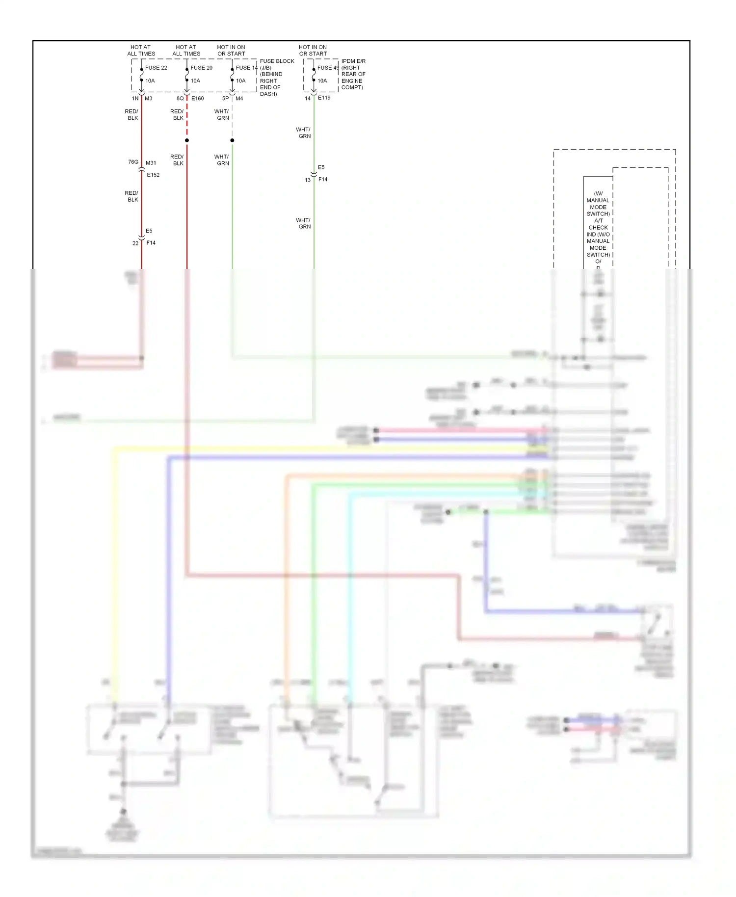 Wiring diagram lt blu for Nissan Pathfinder III facelift (2010-2014) (61 of 65)