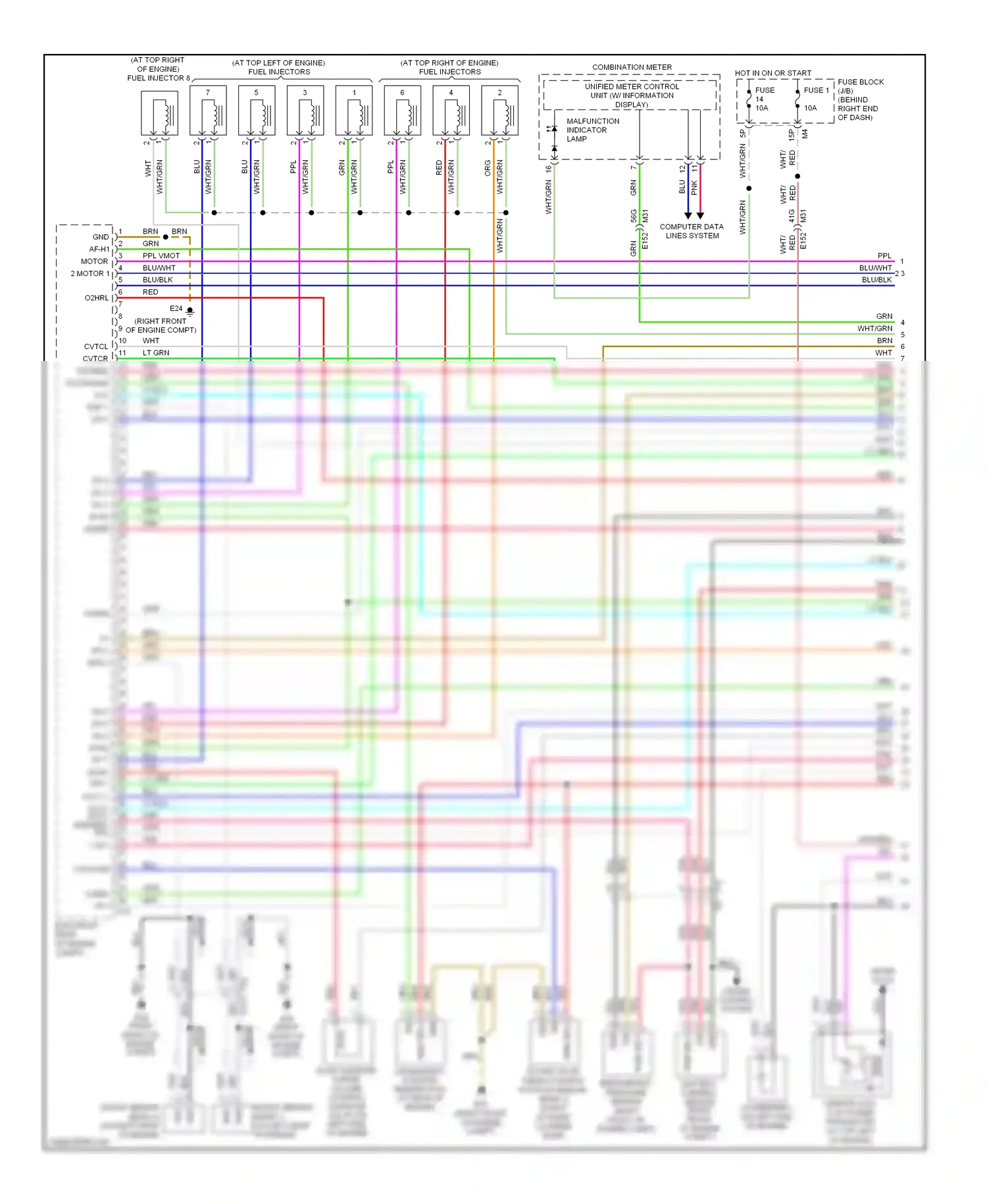 Wiring diagram nca for Nissan Pathfinder III facelift (2010-2014) (8 of 21)