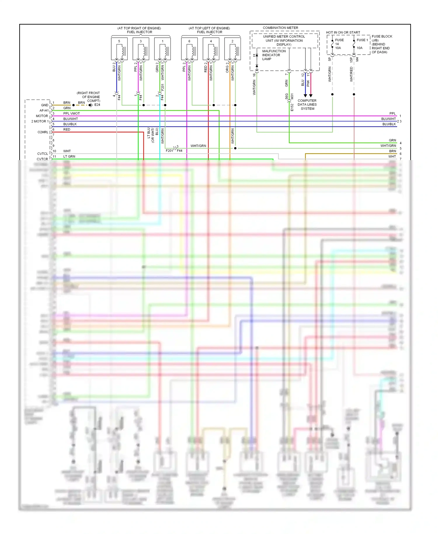 Wiring diagram nca for Nissan Pathfinder III facelift (2010-2014) (5 of 21)