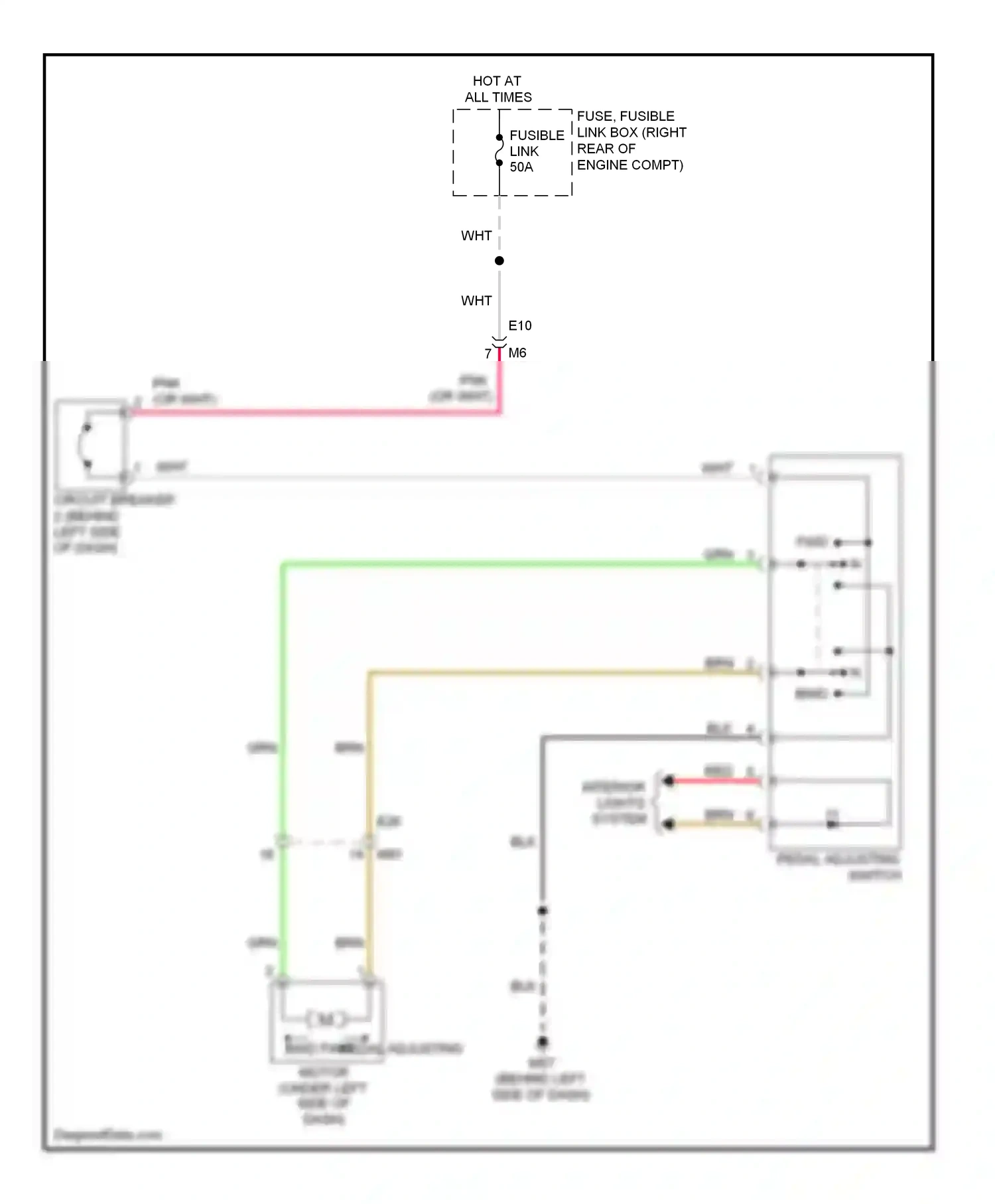 Wiring diagram red for Nissan Pathfinder III facelift (2010-2014) (41 of 79)