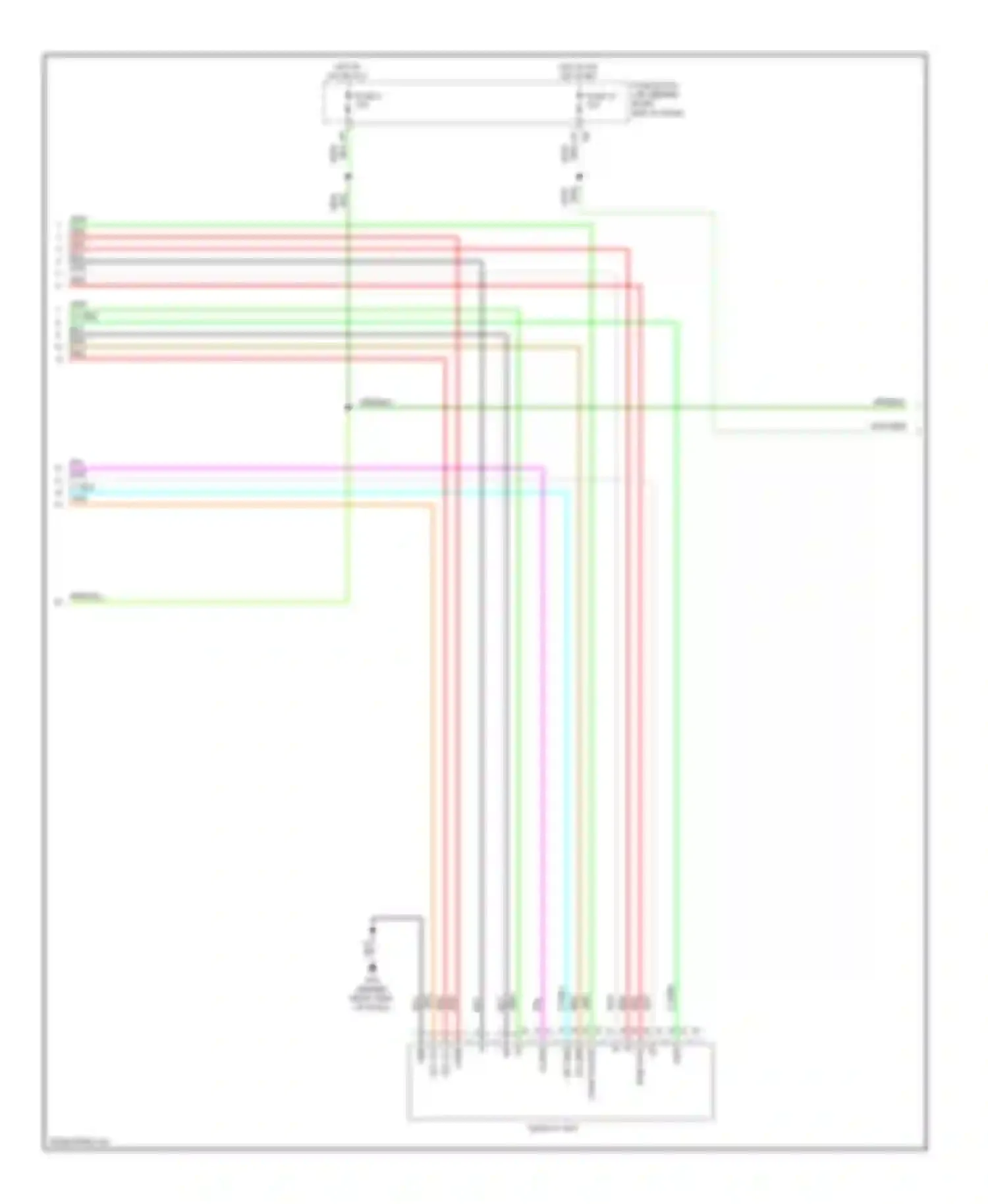 Wiring diagram sig vcc for Nissan Pathfinder III facelift (2010-2014) (2 of 2)