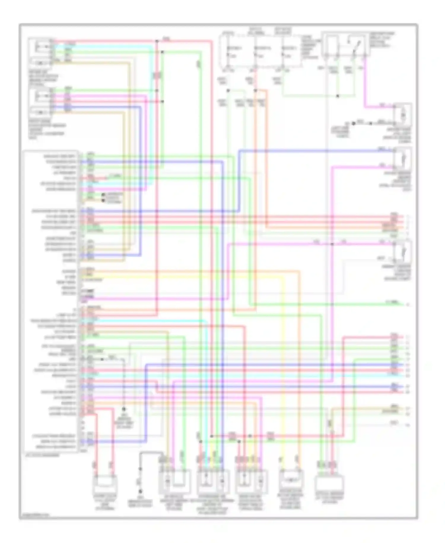 Pathfinder Nissan III (2004-2010): Automatic a/c circuit (1 of 3)