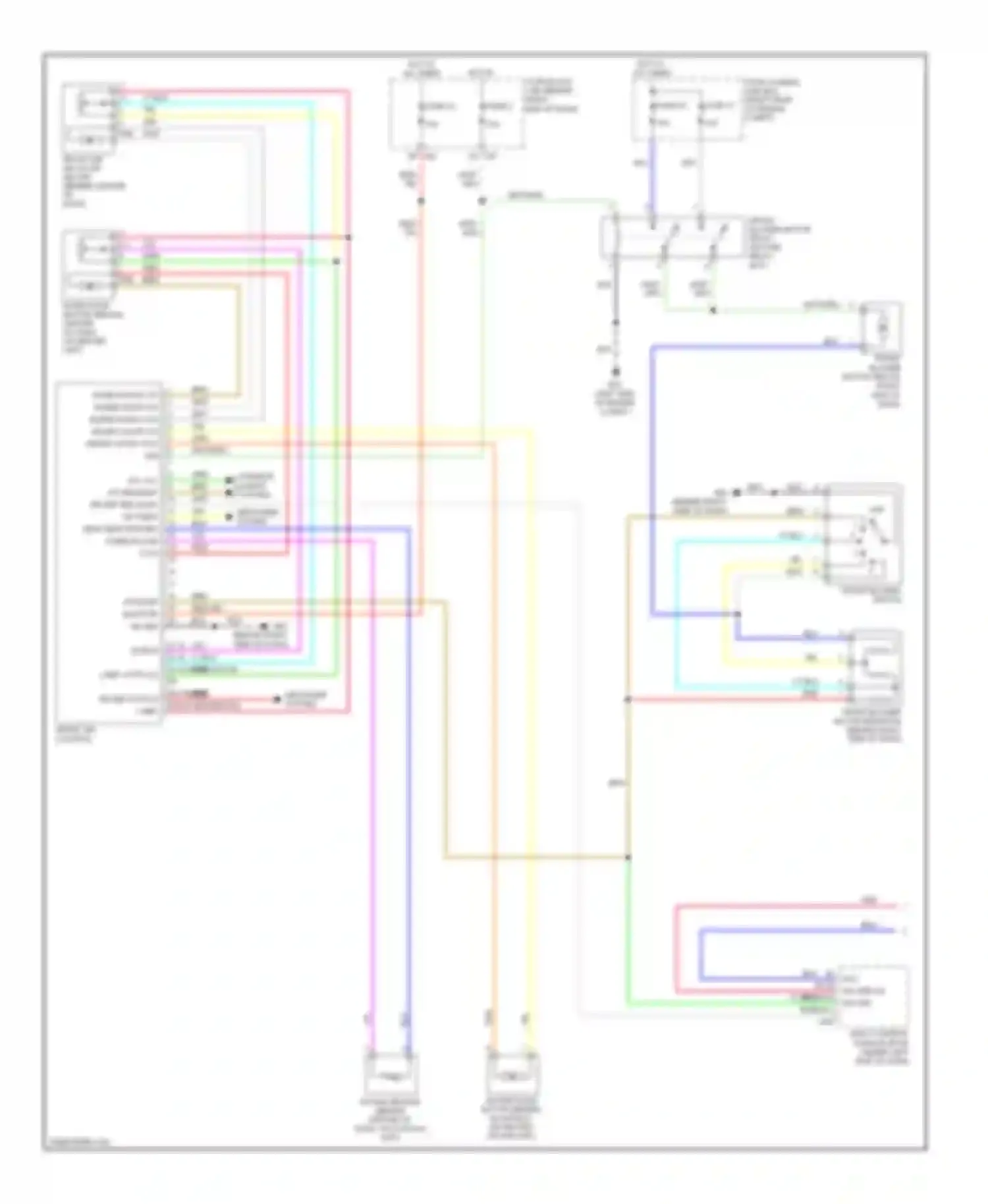 Pathfinder Nissan III (2004-2010): Manual a/c circuit (1 of 2)