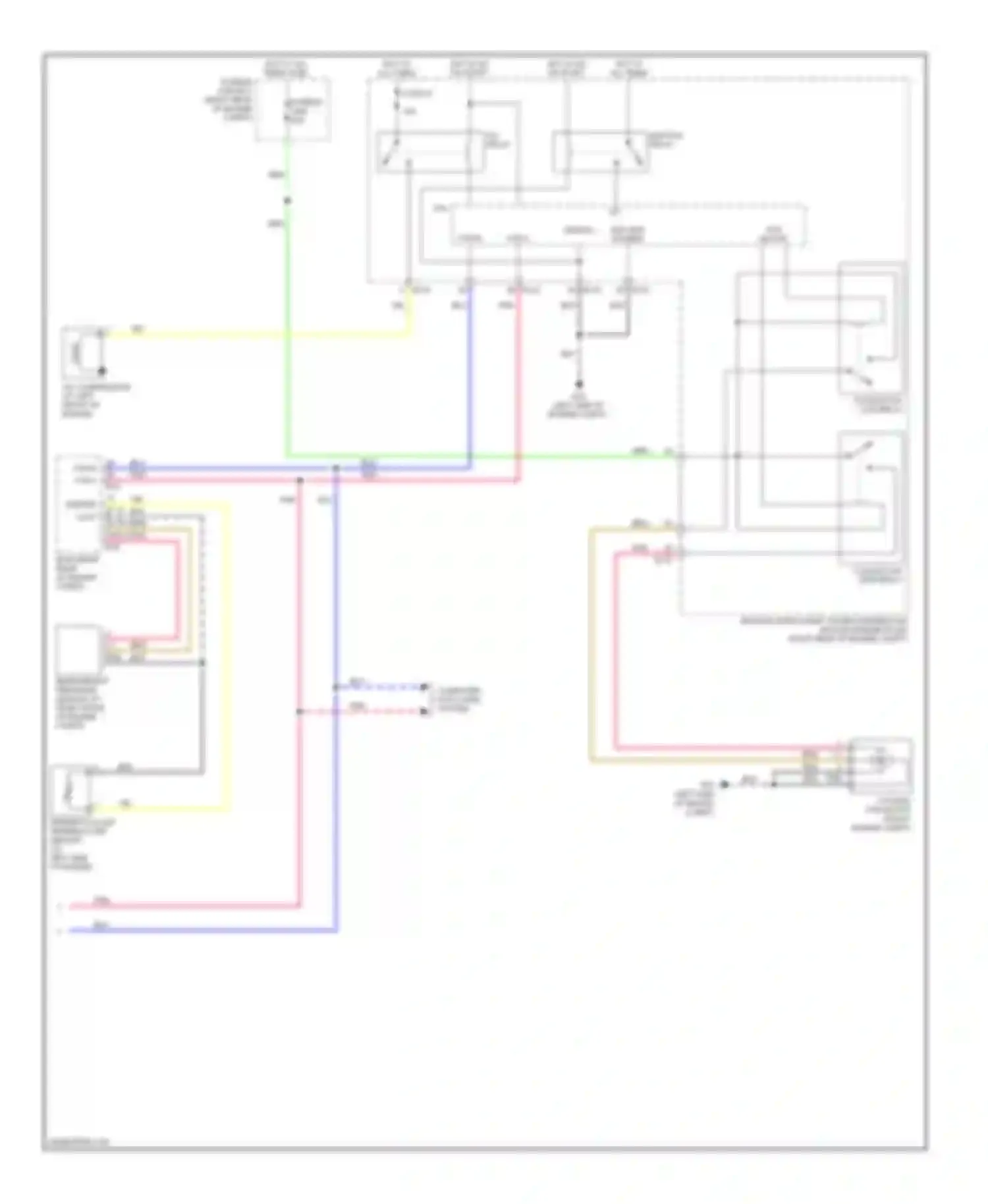 Pathfinder Nissan III (2004-2010): Manual a/c circuit (2 of 2)