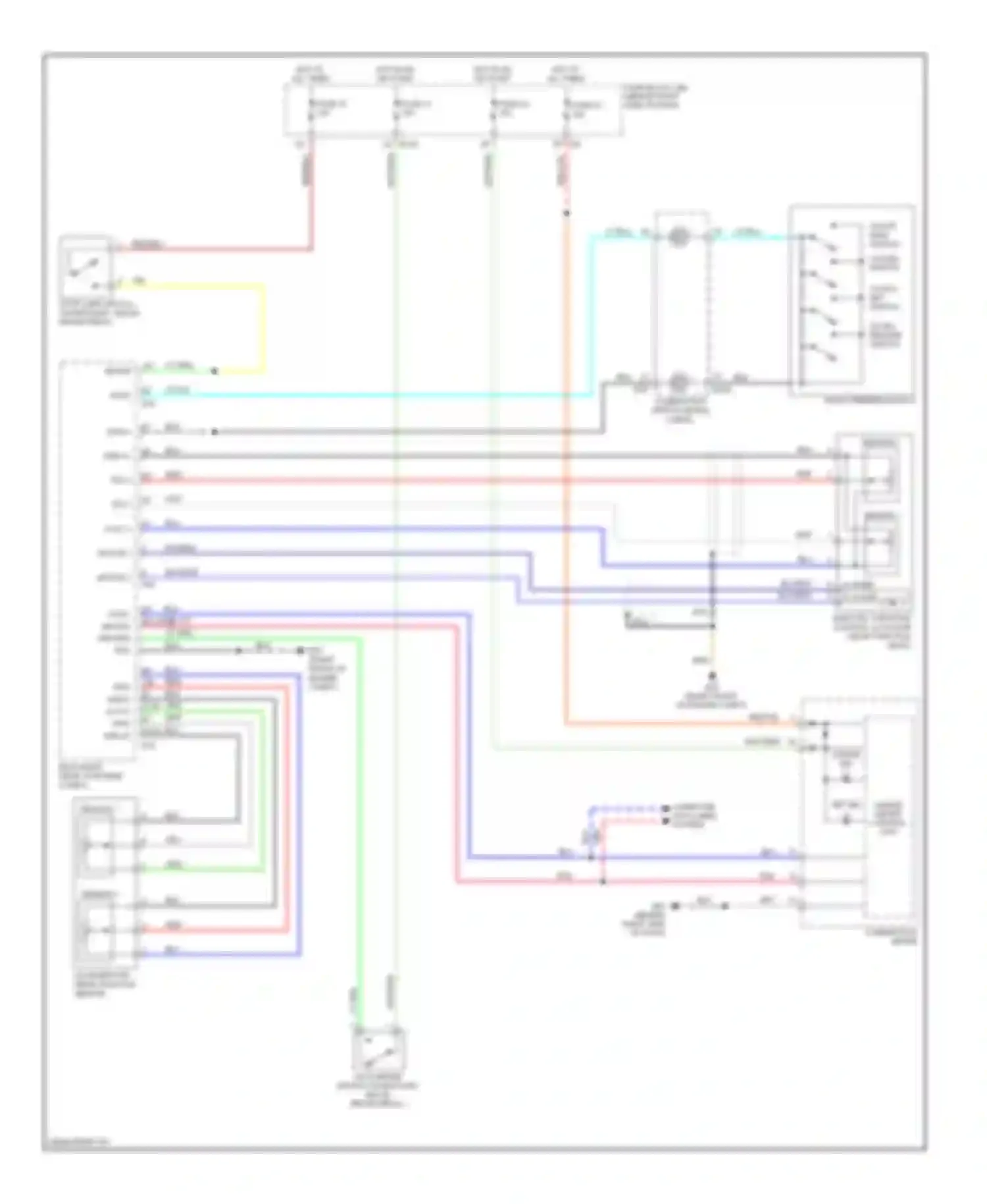 Pathfinder Nissan III (2004-2010): Cruise control circuit
