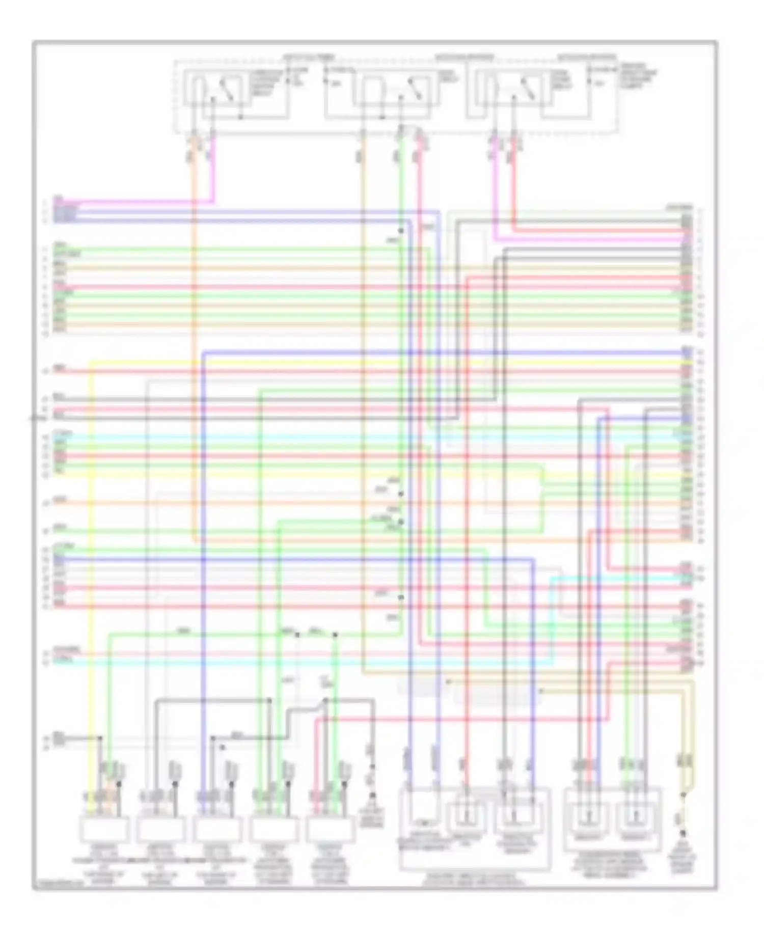 Pathfinder Nissan III (2004-2010): Wiring diagram engine performance 4.0l (2 of 4)