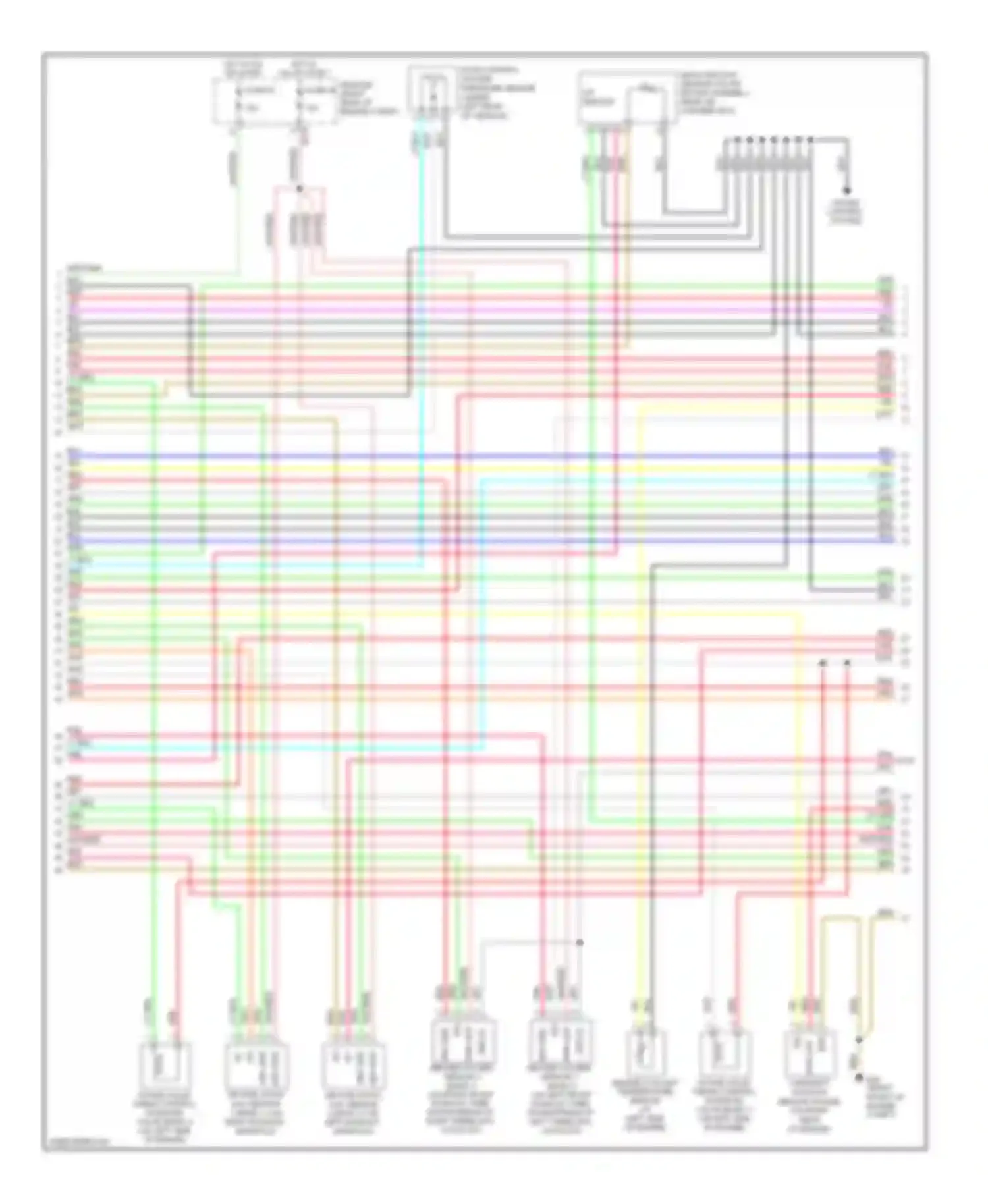 Pathfinder Nissan III (2004-2010): Wiring diagram engine performance 4.0l (3 of 4)