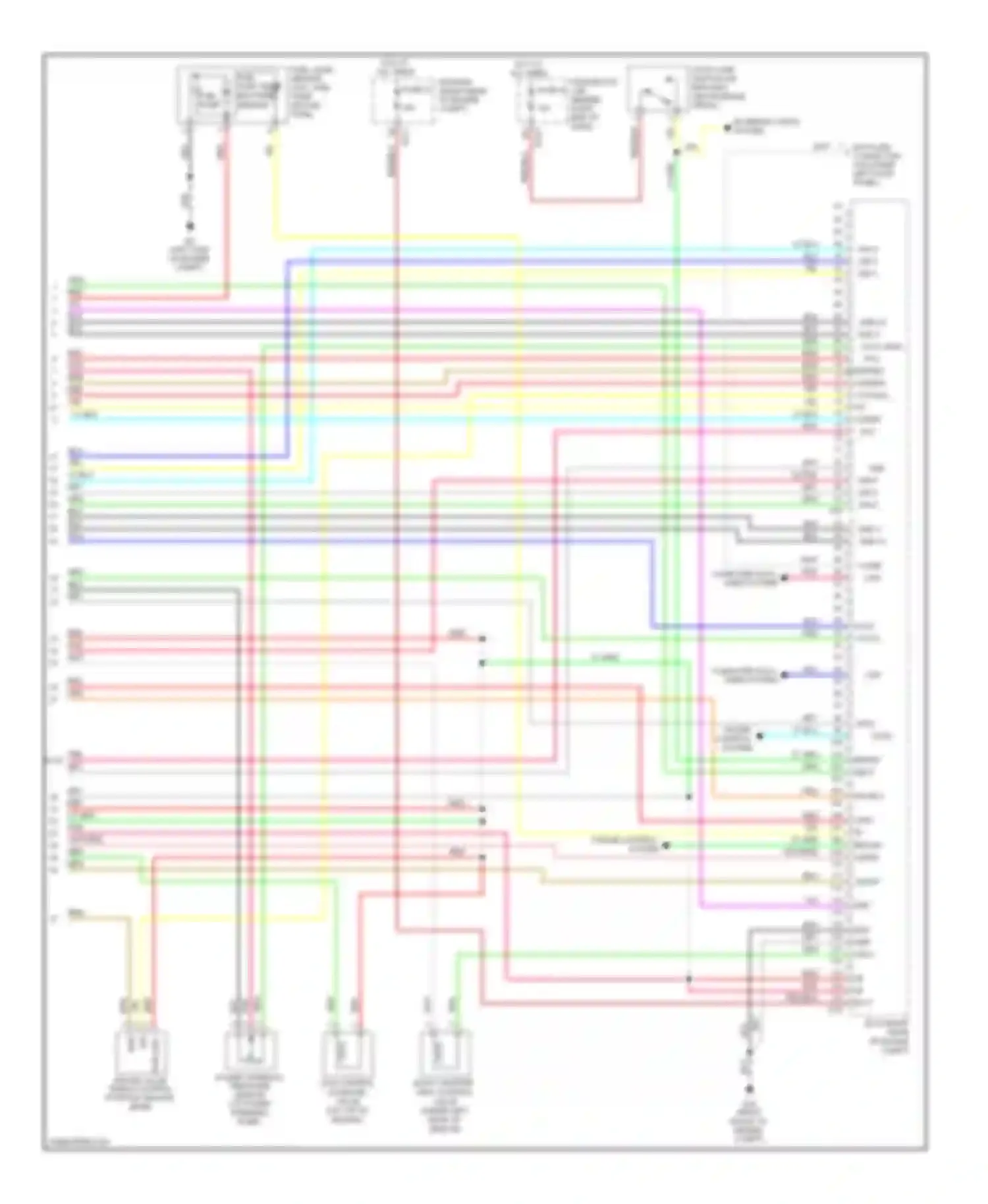 Pathfinder Nissan III (2004-2010): Wiring diagram engine performance 4.0l (4 of 4)