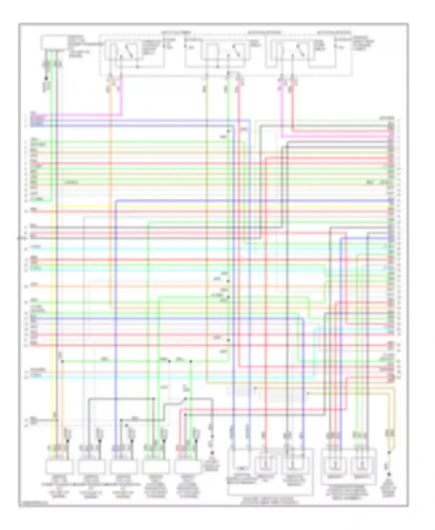 Pathfinder Nissan III (2004-2010): Wiring diagram engine performance 5.6l (2 of 4)