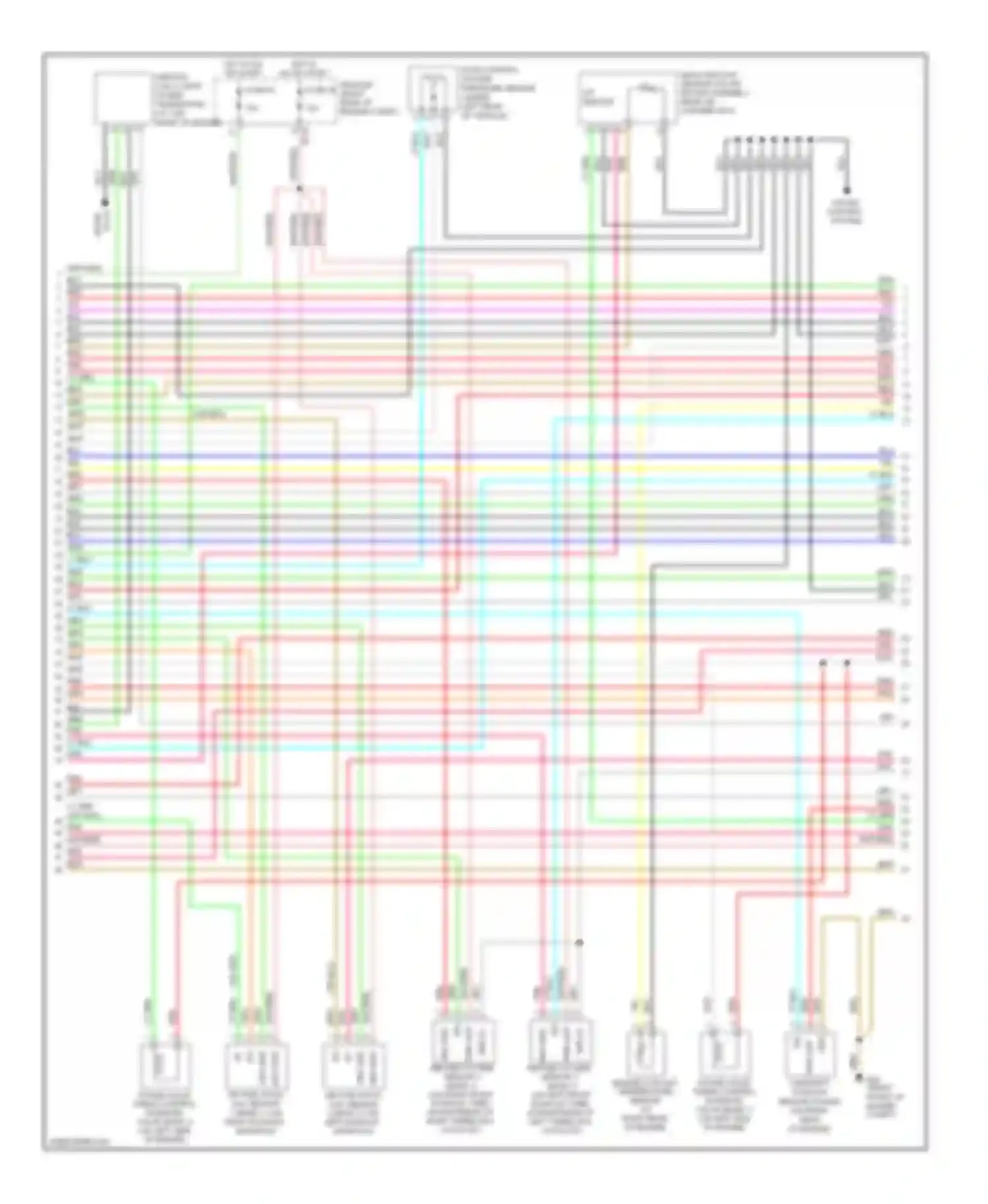 Pathfinder Nissan III (2004-2010): Wiring diagram engine performance 5.6l (3 of 4)