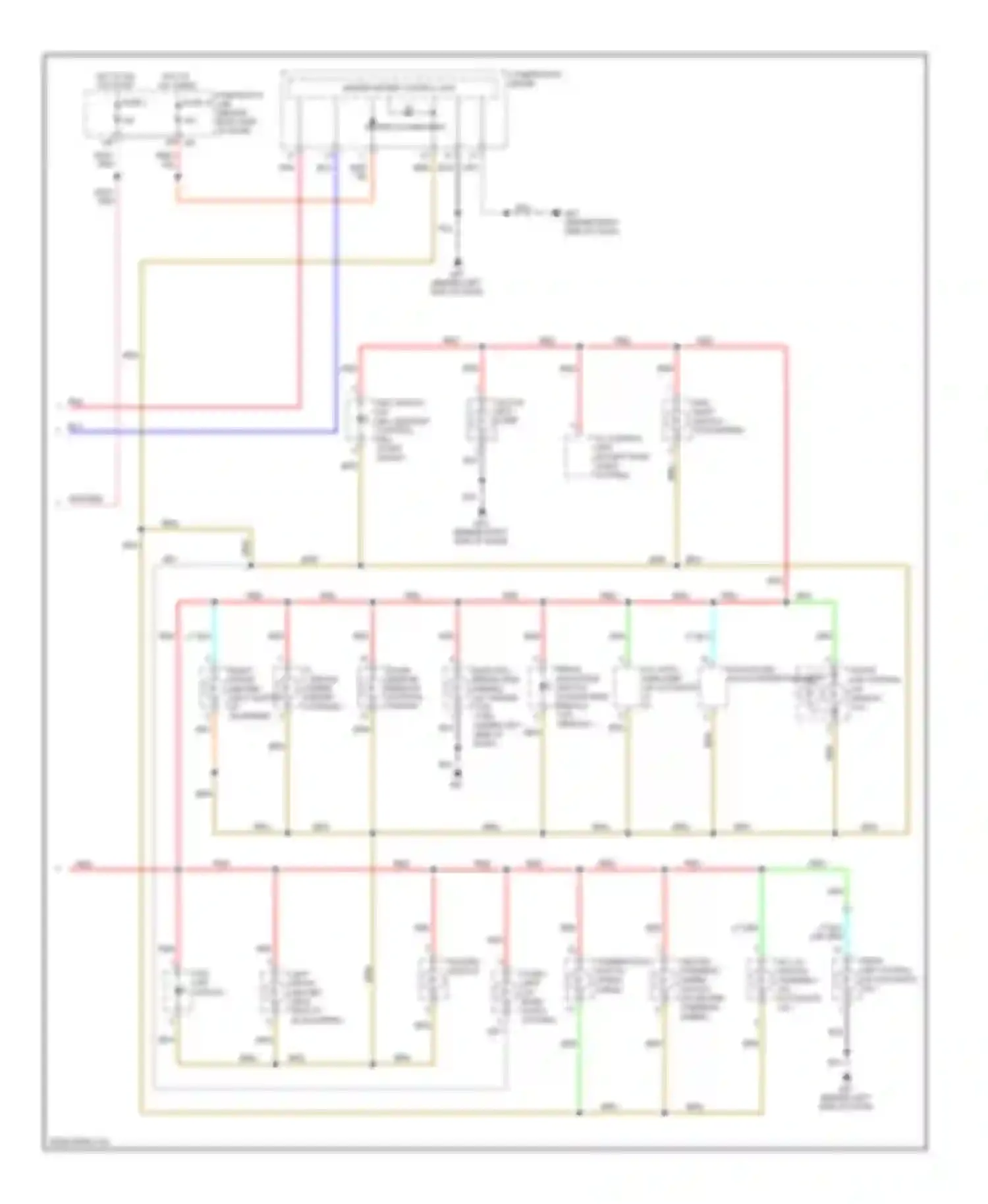 Pathfinder Nissan III (2004-2010): Instrument illumination circuit (2 of 2)