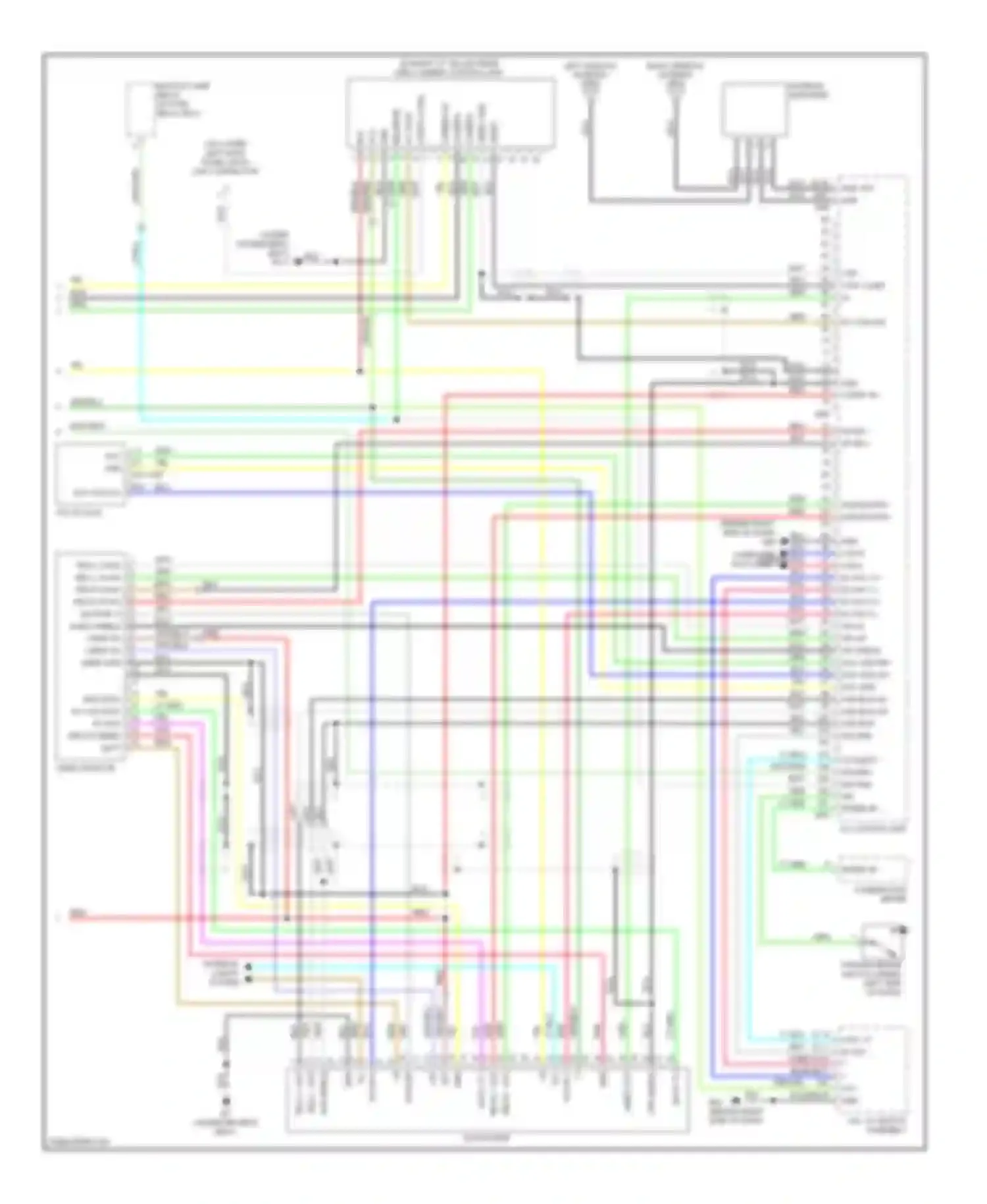Pathfinder Nissan III (2004-2010): Bose radio circuit, without navigation (4 of 4)