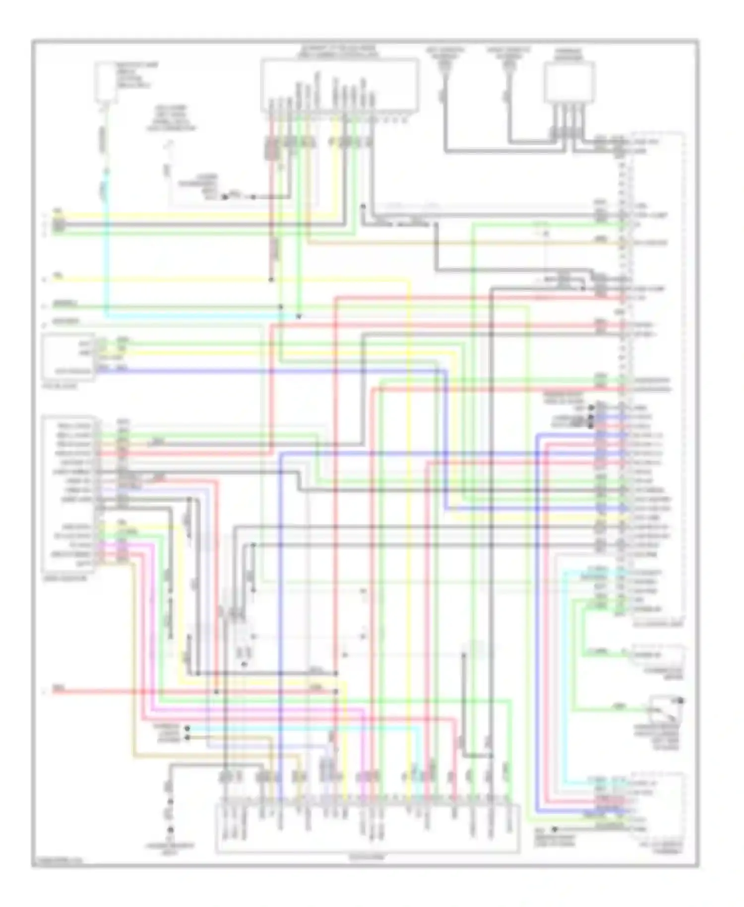 Pathfinder Nissan III (2004-2010): Mid-line radio circuit (3 of 3)