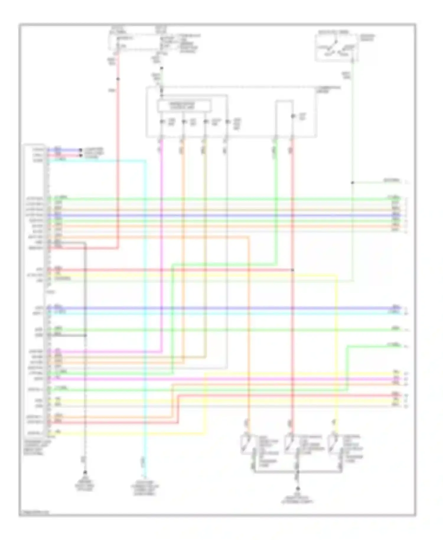 Pathfinder Nissan III (2004-2010): 4wd circuit, part time mode 4wd (1 of 2)