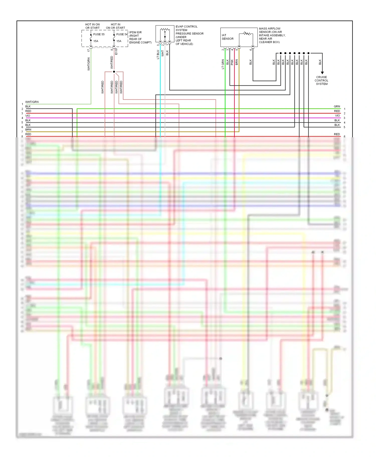 Wiring diagram af- for Nissan Pathfinder III (2004-2010) (1 of 2)