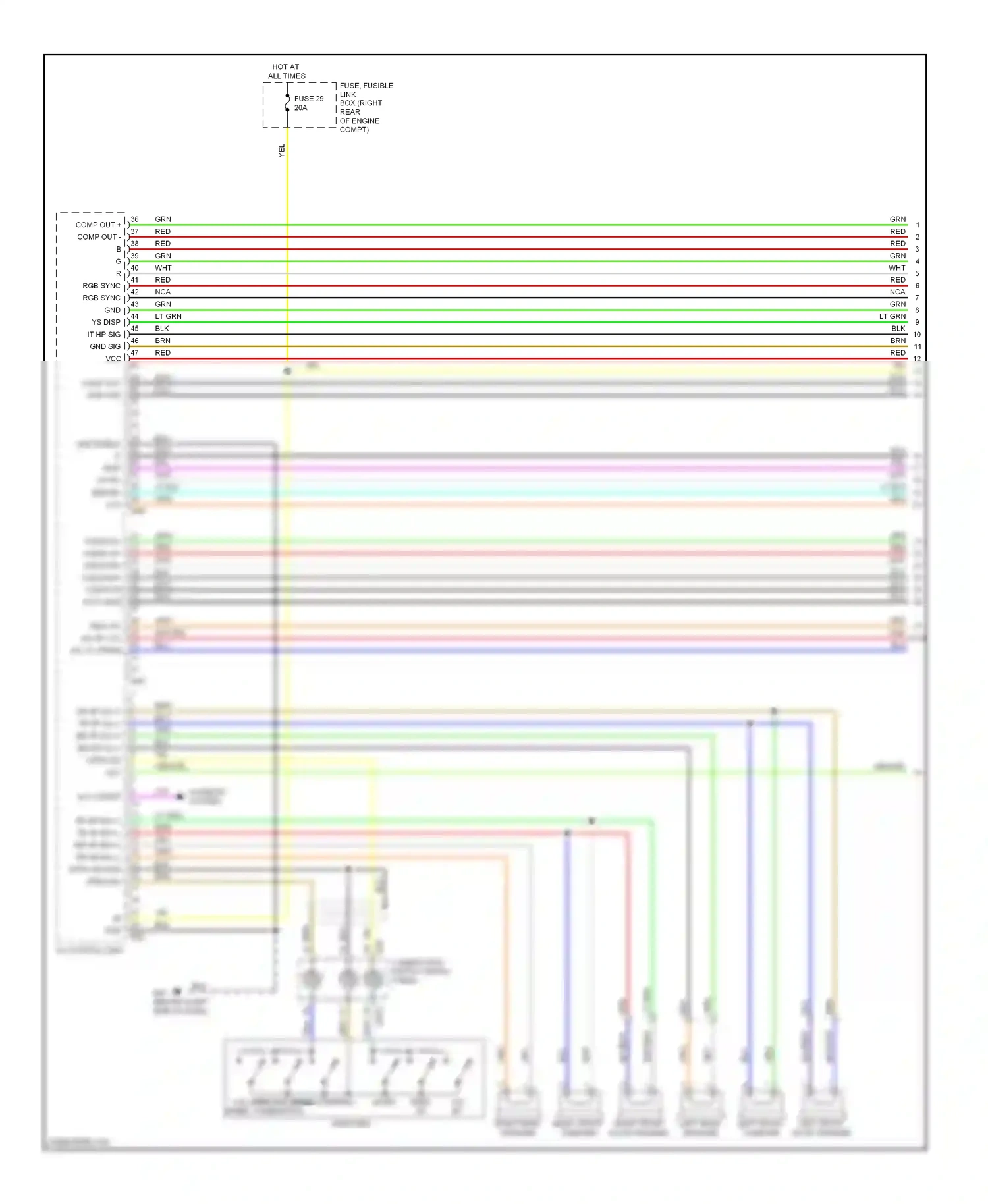 Wiring diagram blk for Nissan Pathfinder III (2004-2010) (66 of 82)