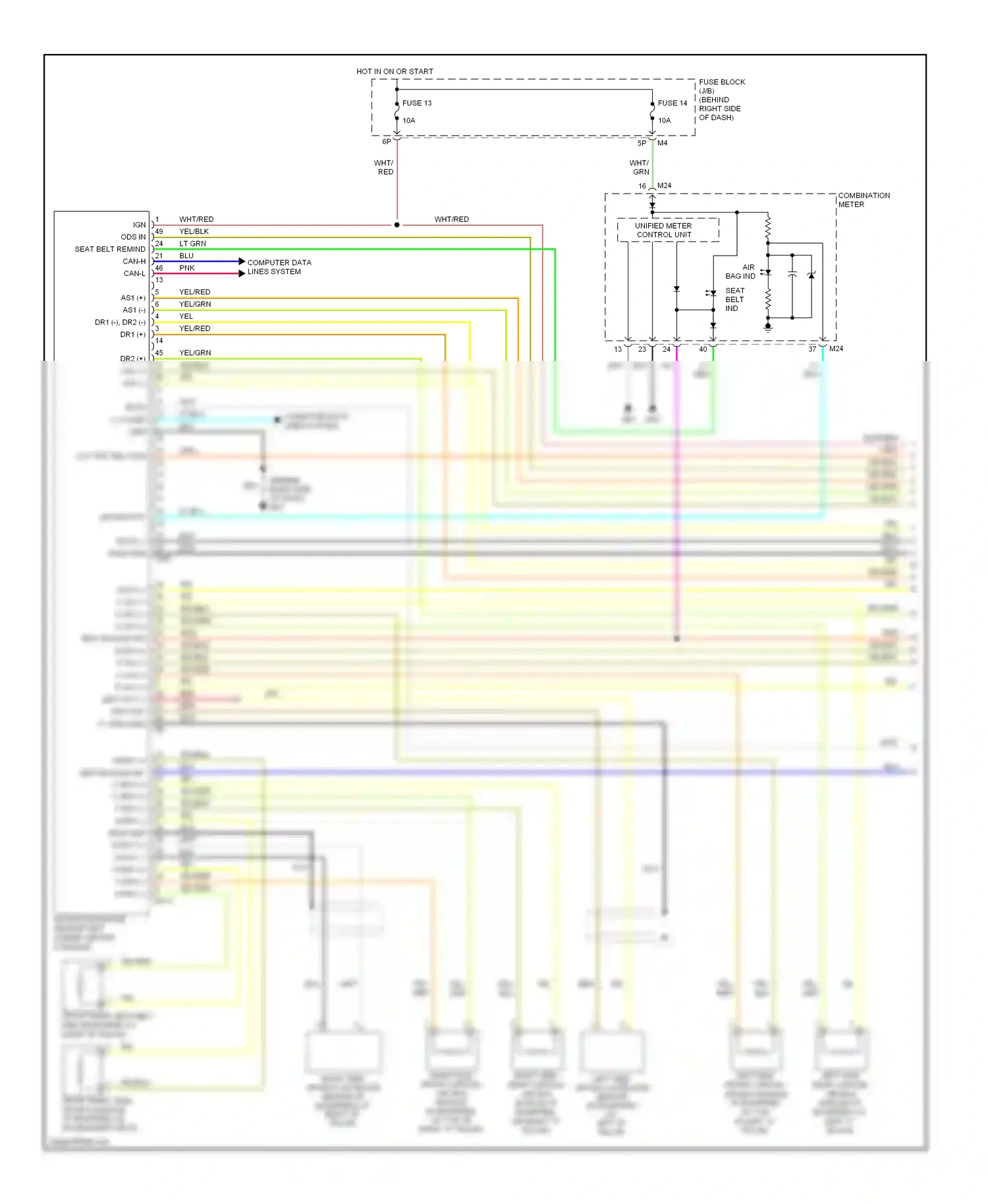 Wiring diagram blk for Nissan Pathfinder III (2004-2010) (78 of 82)